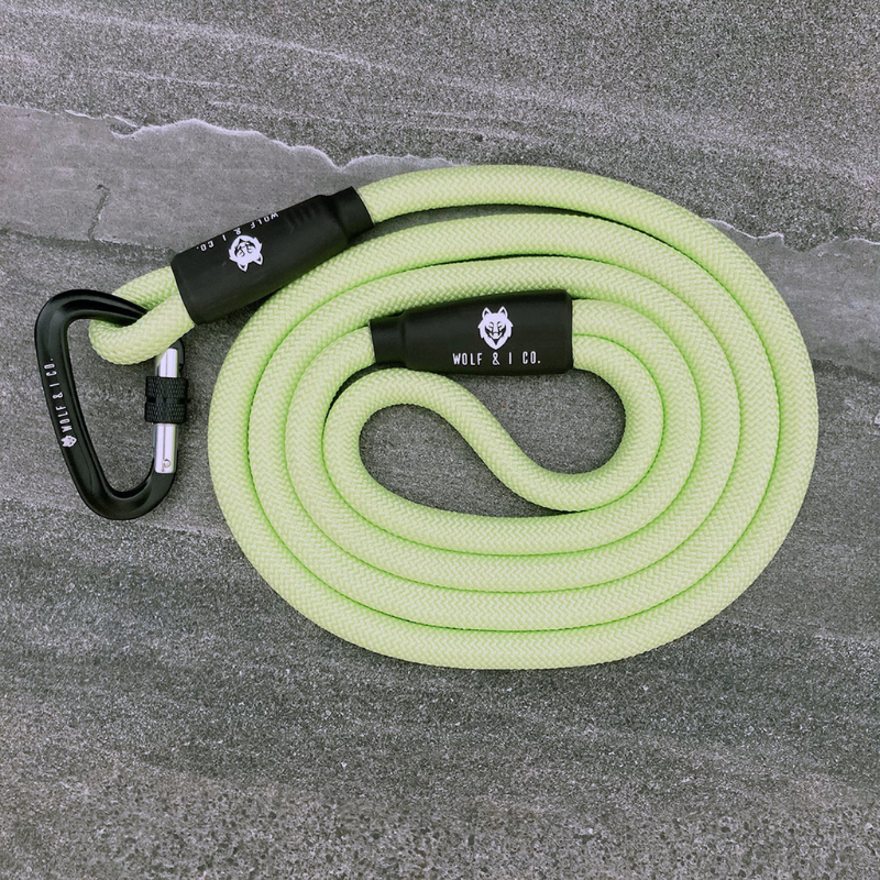 Wolf & I Co. | Glo Worm Climbing Rope Dog Leash – Peticular