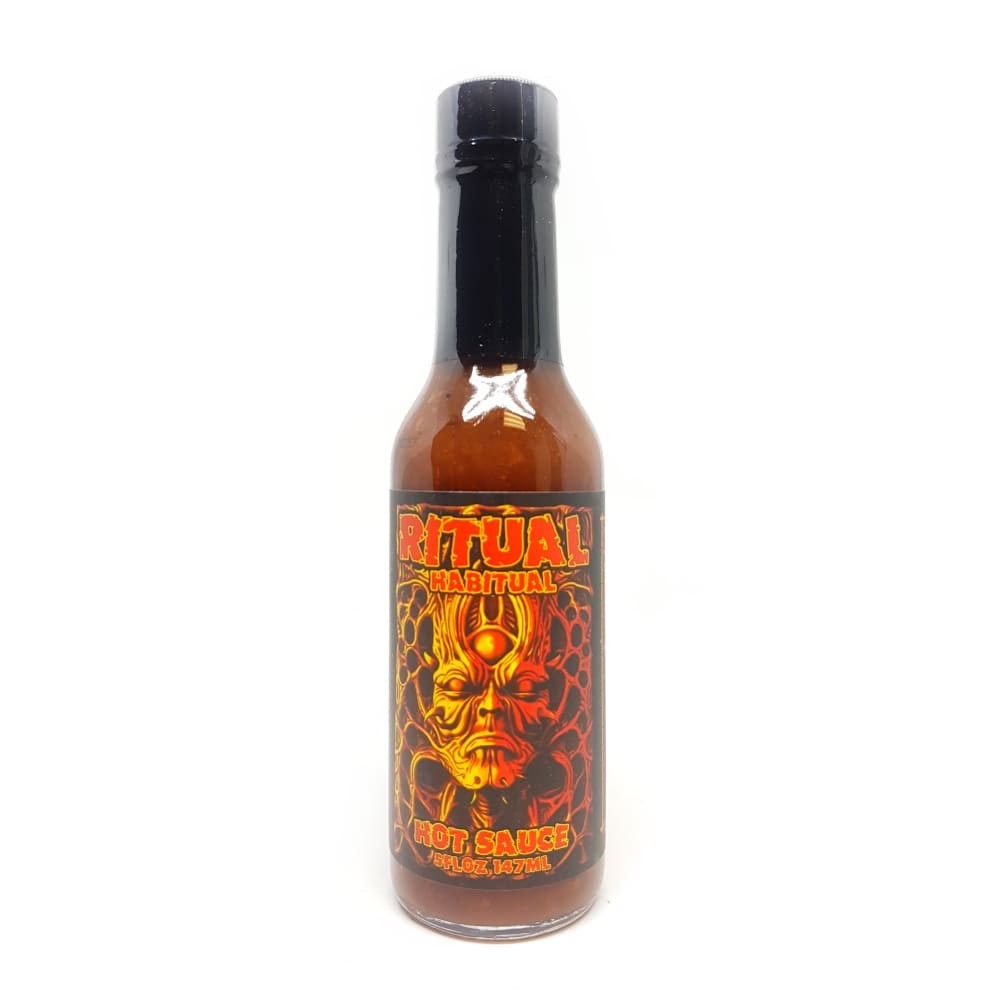 Hellfire Ritual Habitual Hot Sauce Chilly Chiles 