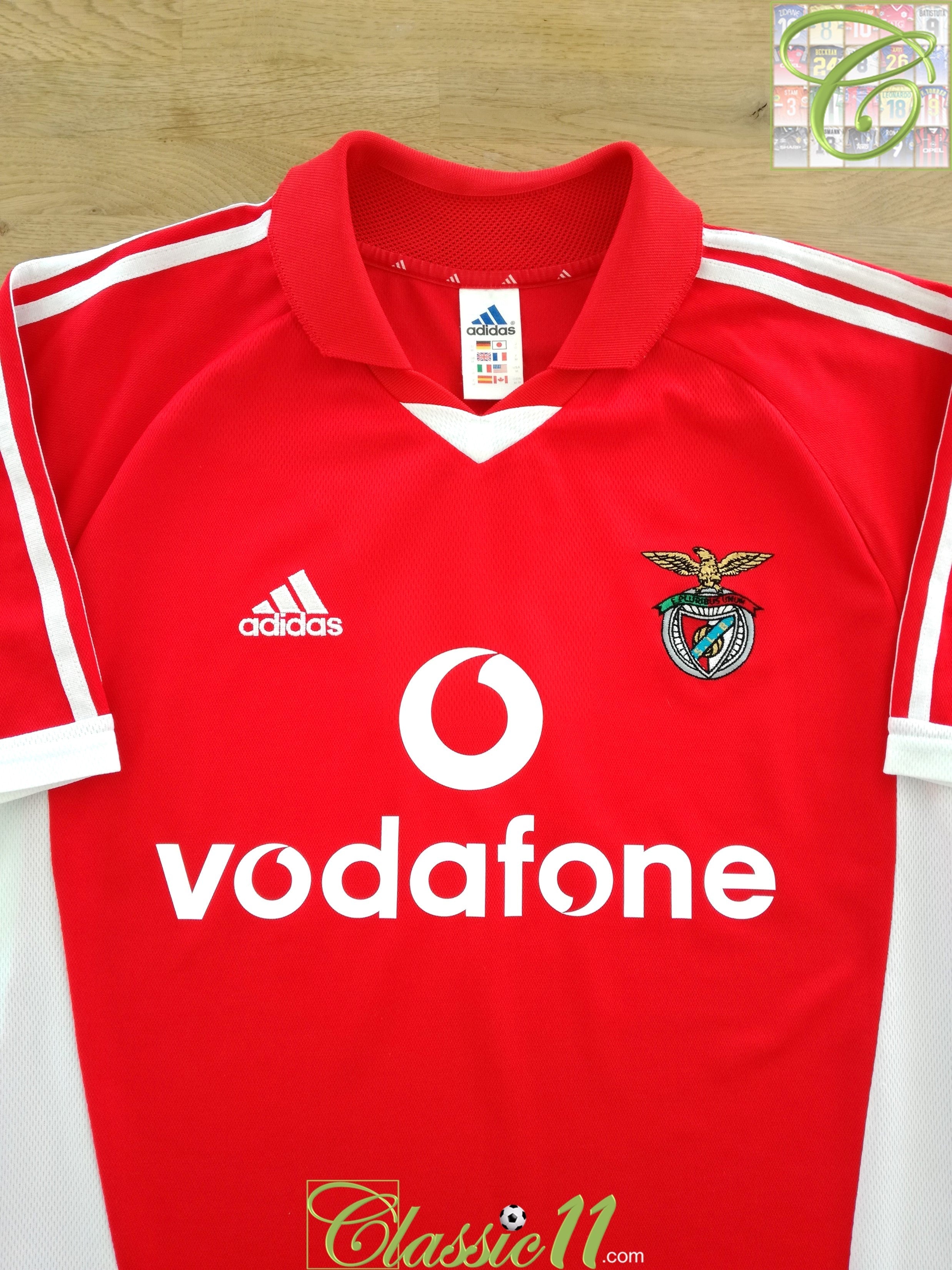 2001/02 Benfica Home Football Shirt (M)