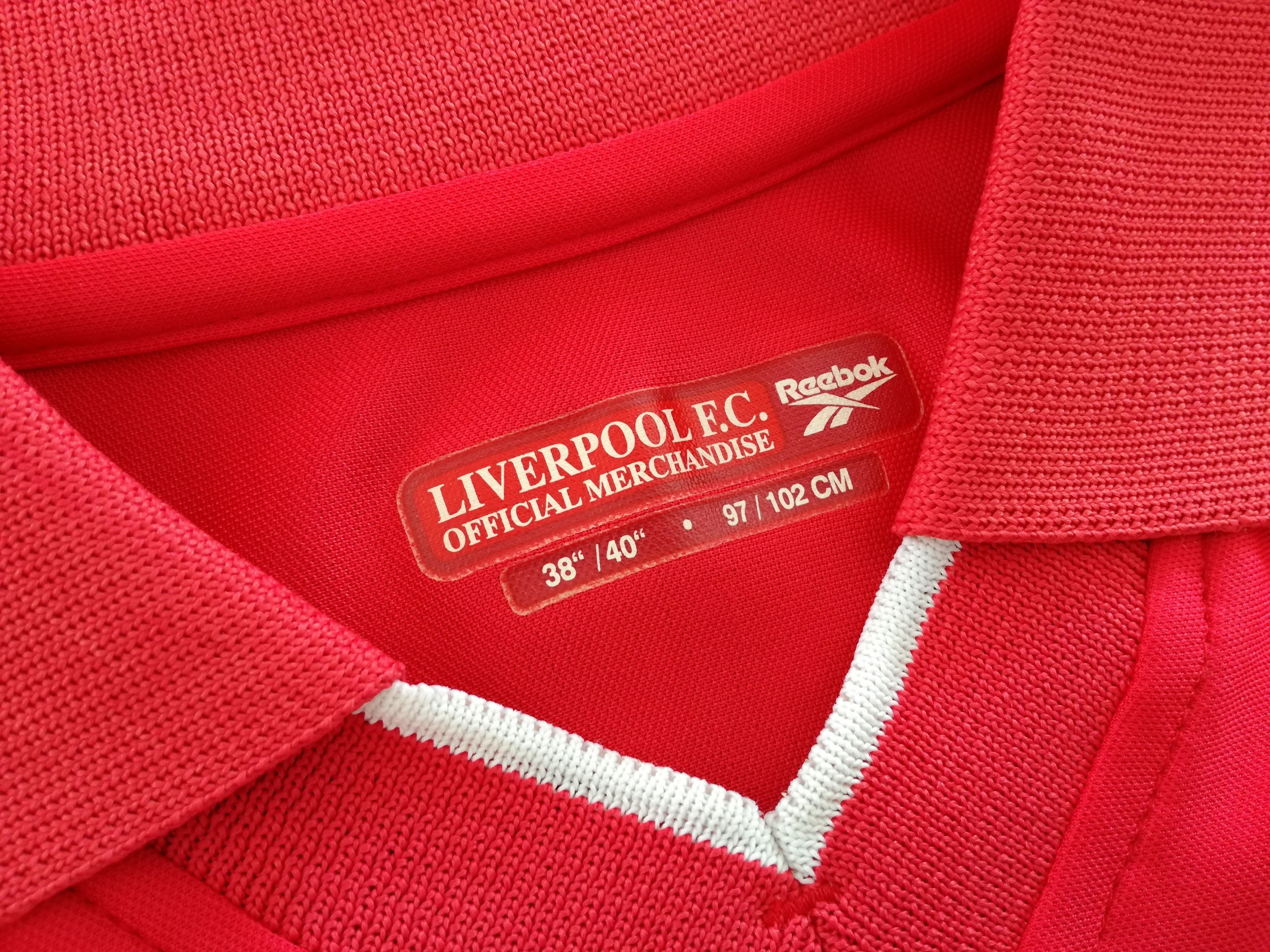 2000/01 Liverpool Home Football Shirt (M)