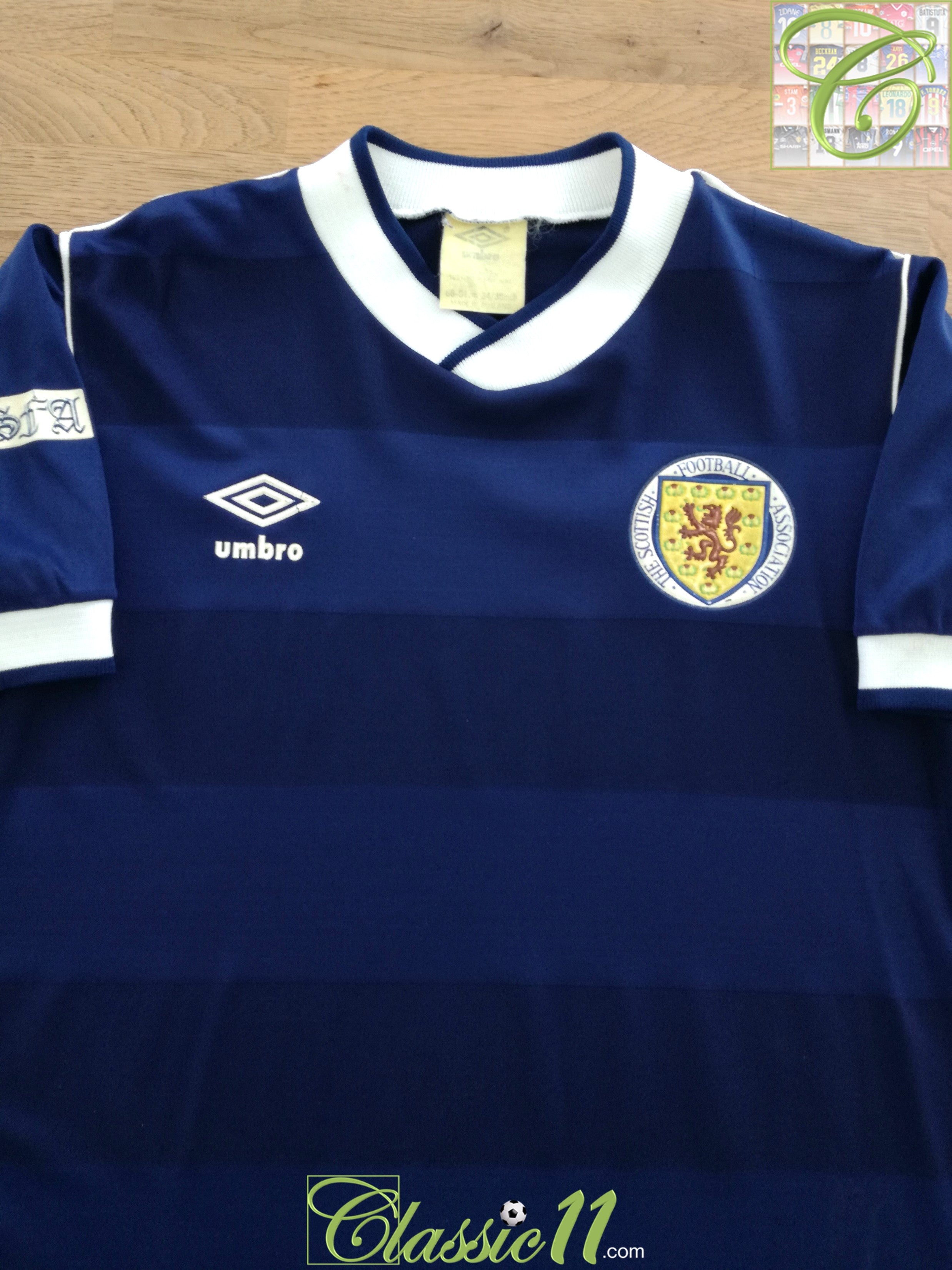 Scotland 1987 football shirt