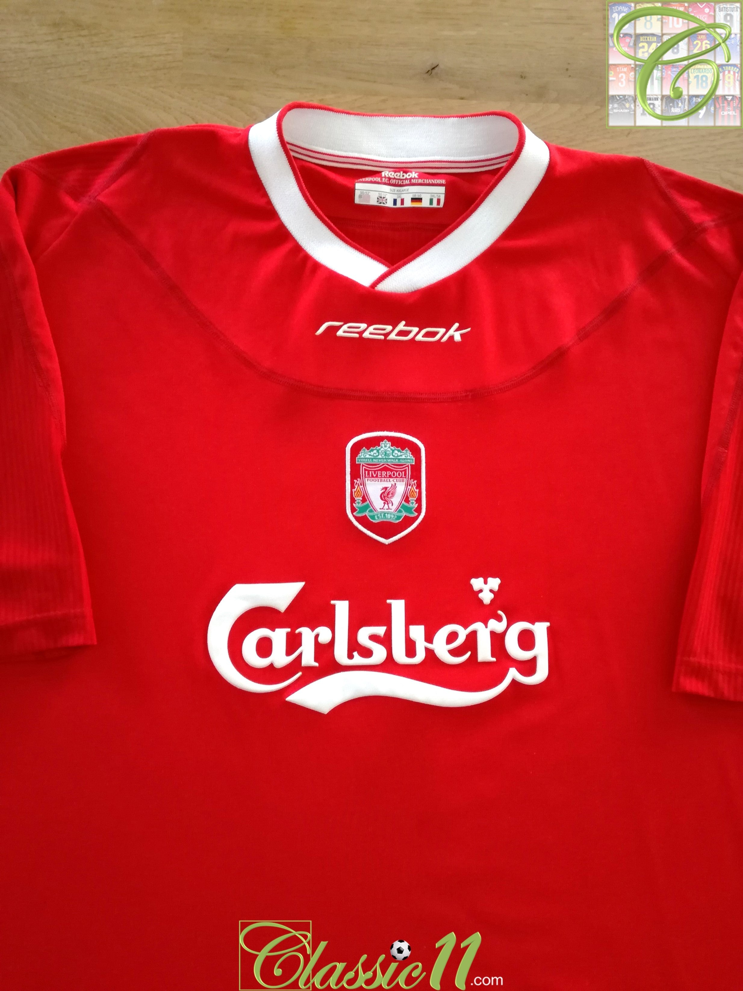 2002/03 Liverpool Home Football Shirt (XXL)