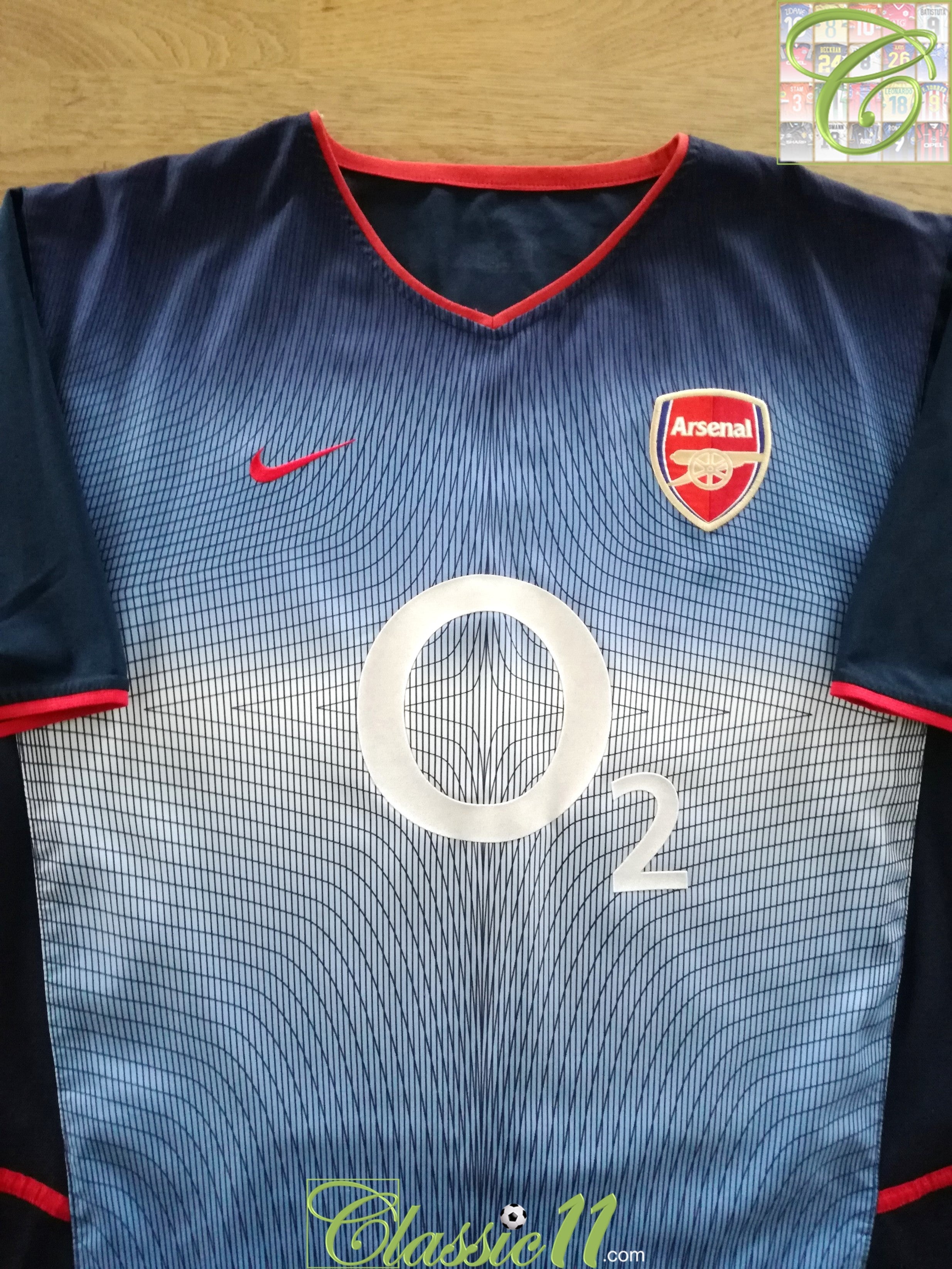 2002/03 Arsenal Away Football Shirt (XL)