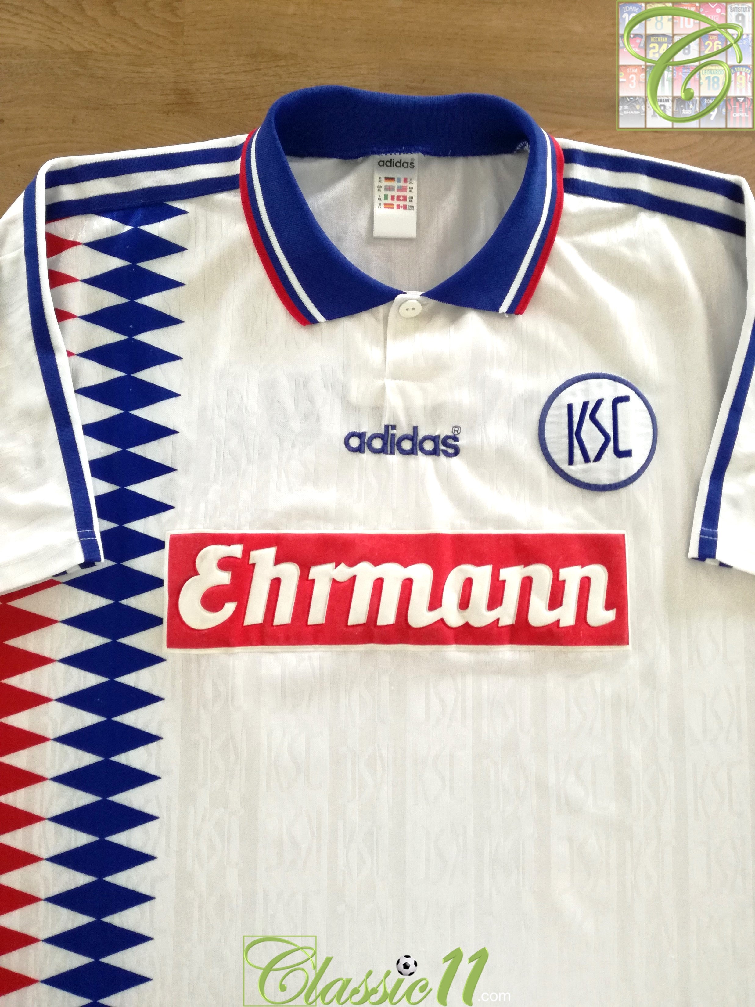 1995/96 Karlsruher Home Football Shirt (XL)