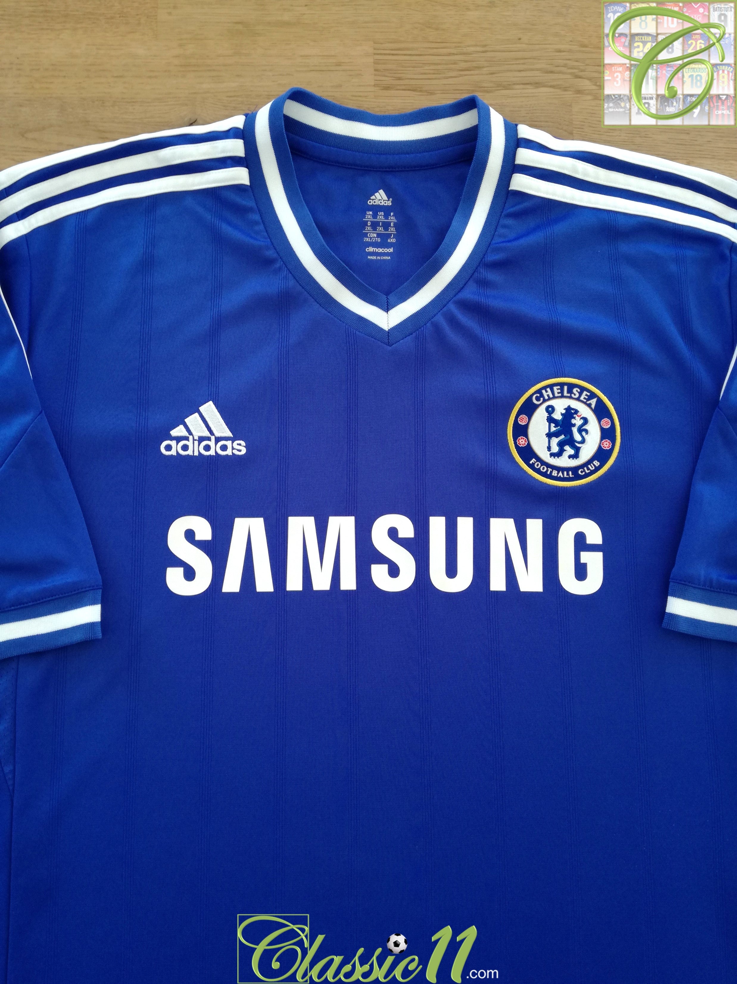 2013/14 Chelsea Home Football Shirt / Classic Old Soccer Jersey ...