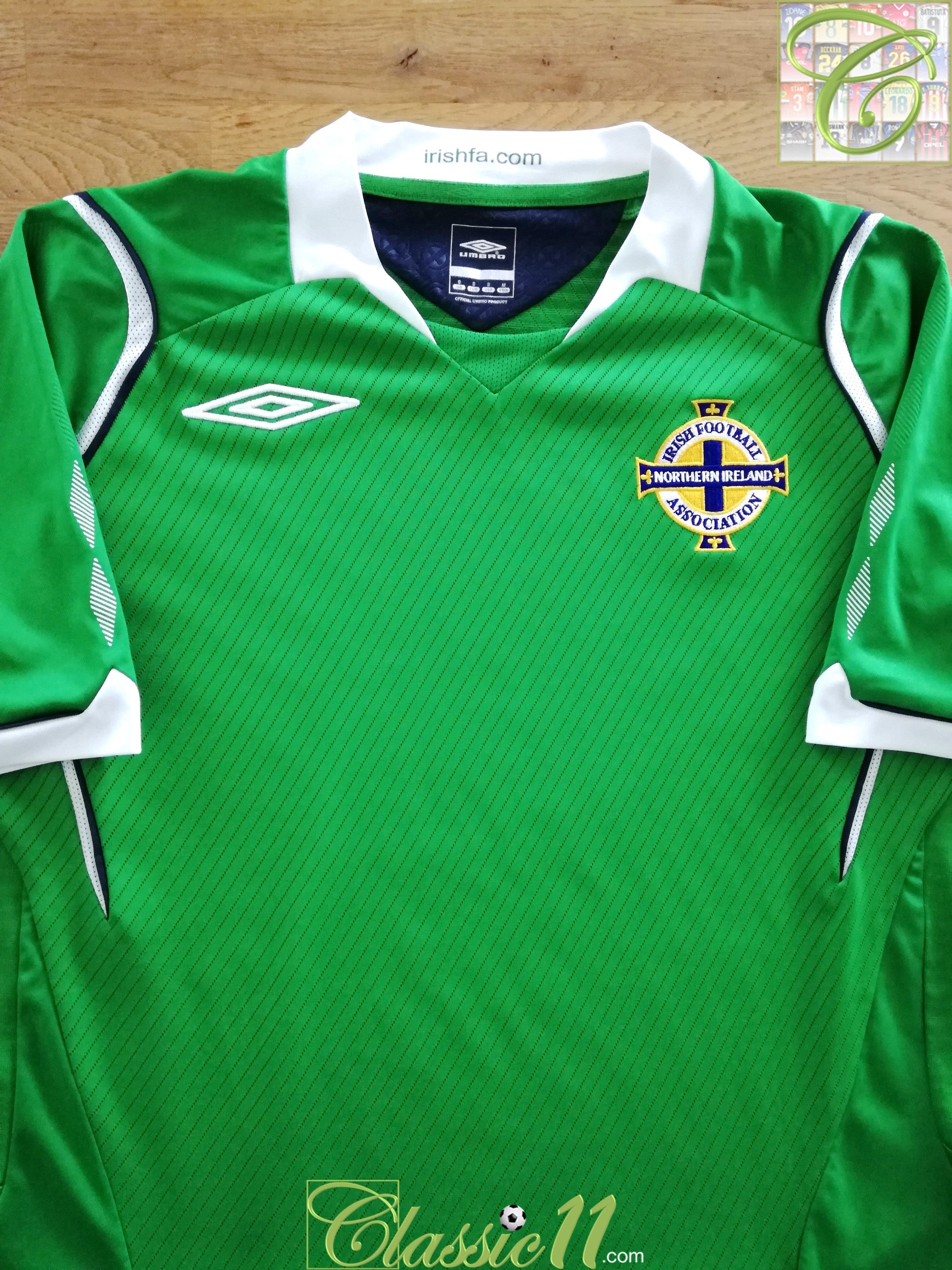 2008/09 Northern Ireland Home Football Shirt (L)