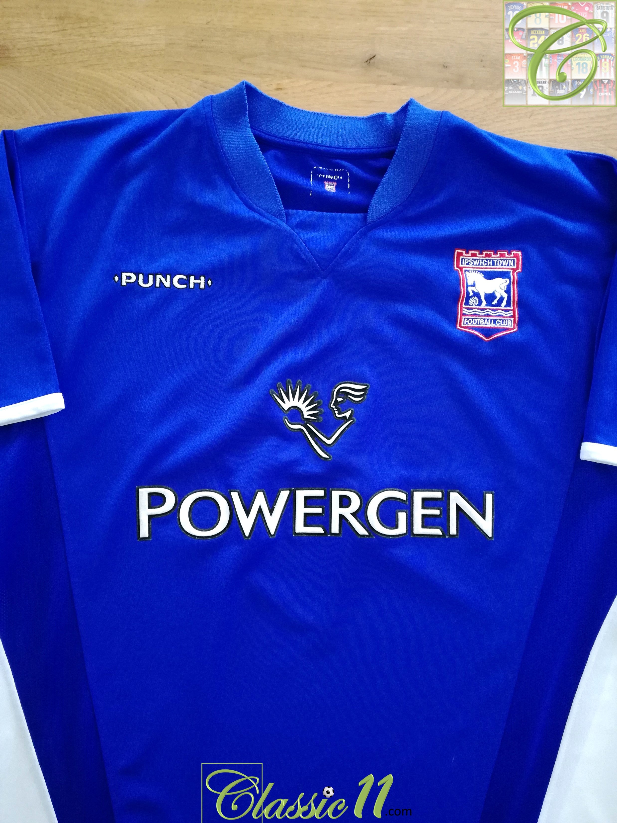 2003/04 Ipswich Town Home Football Shirt (L)