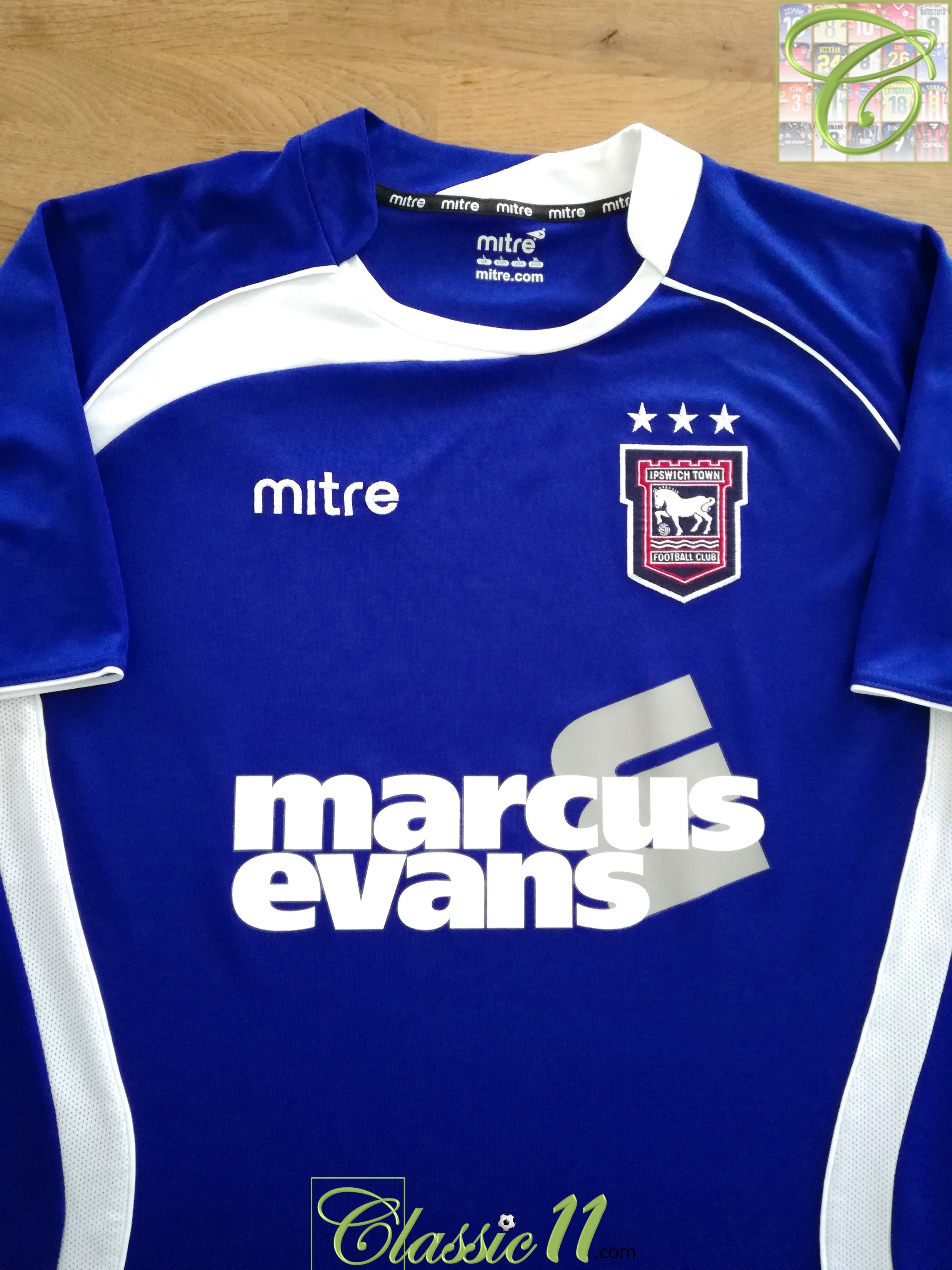 2009/10 Ipswich Town Home Football Shirt (L)