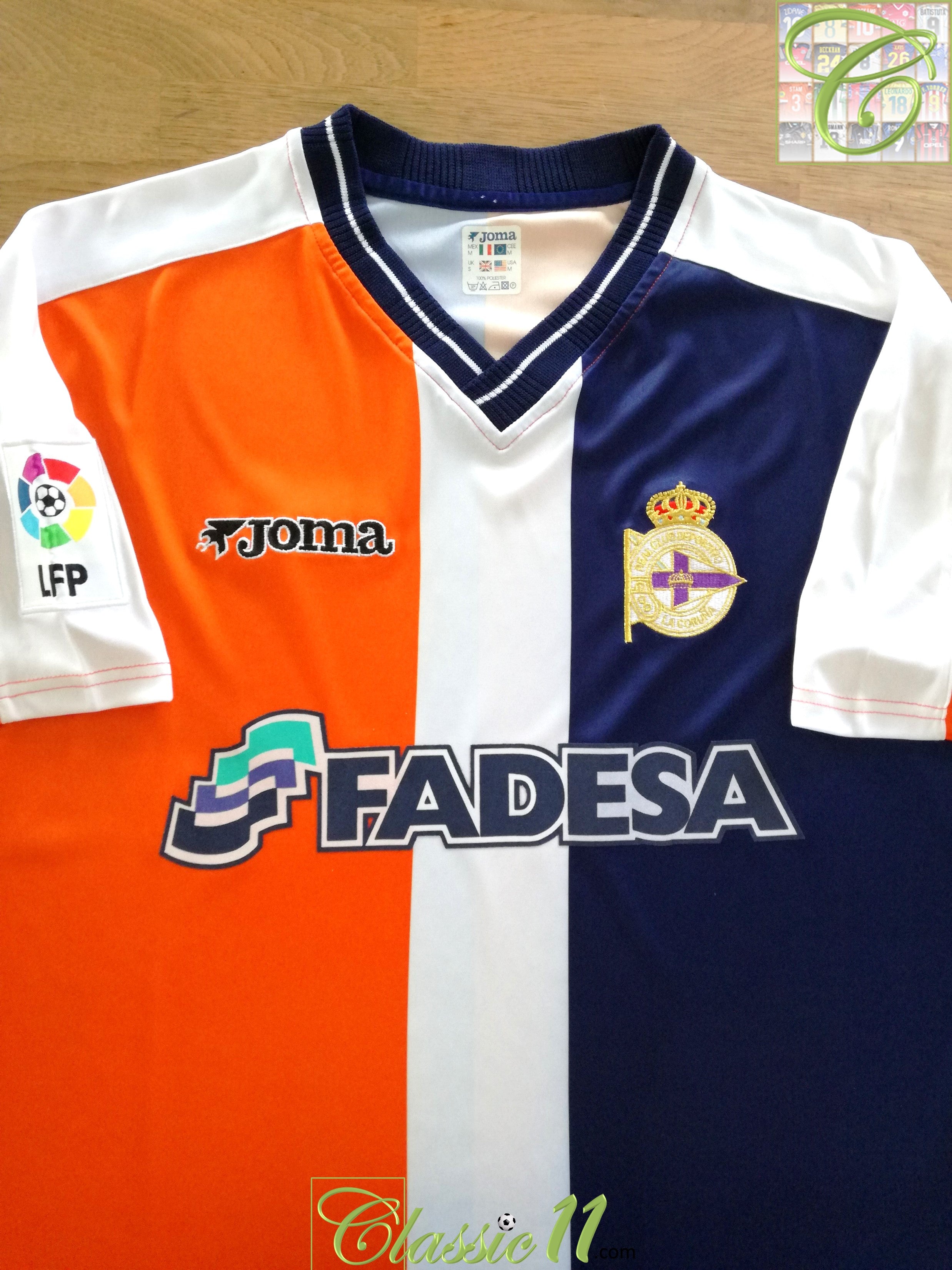 2003/04 Deportivo La Coruna 3rd La Liga Football Shirt (M)