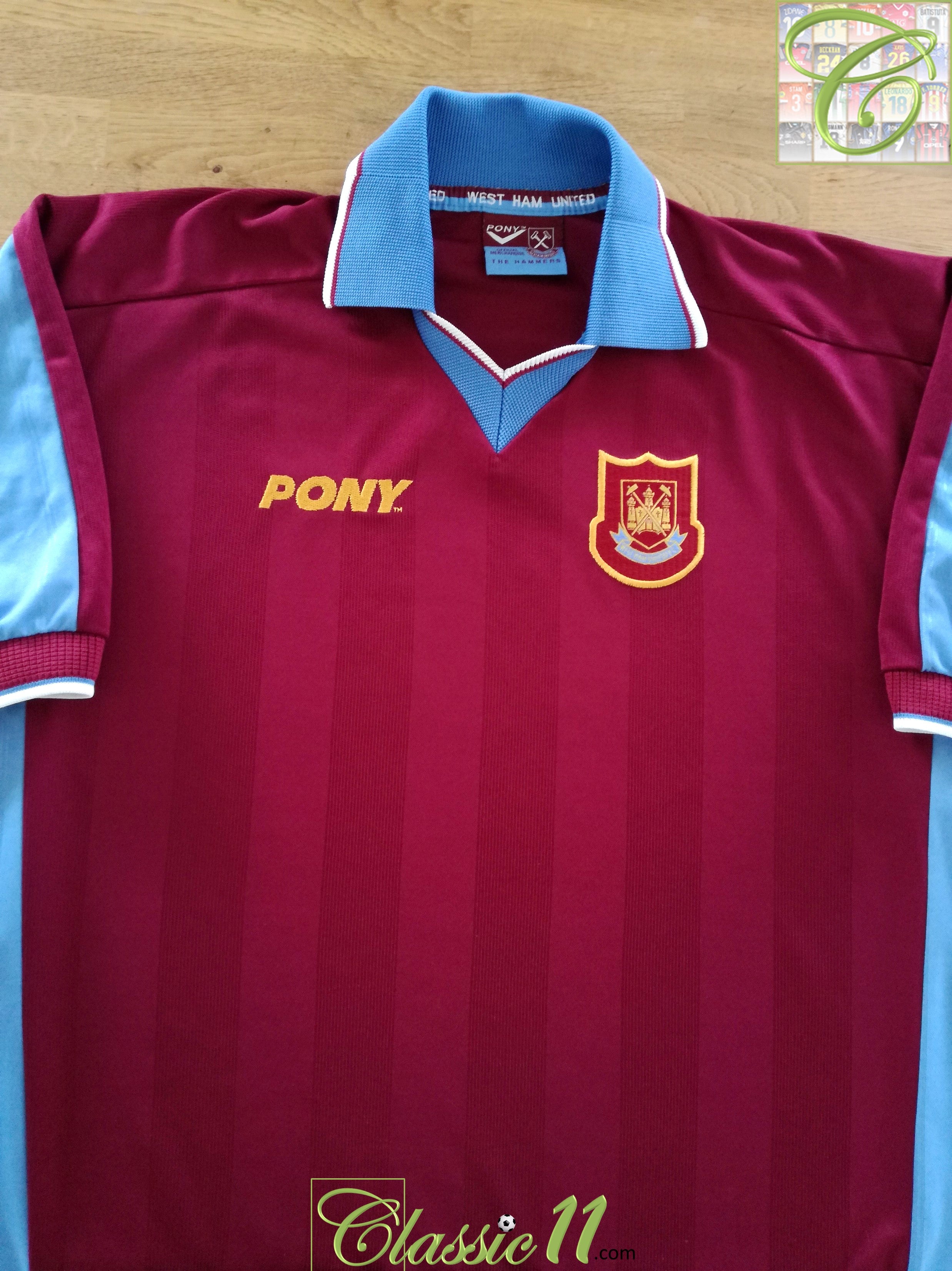 1997/98 West Ham Home Football Shirt (XL)