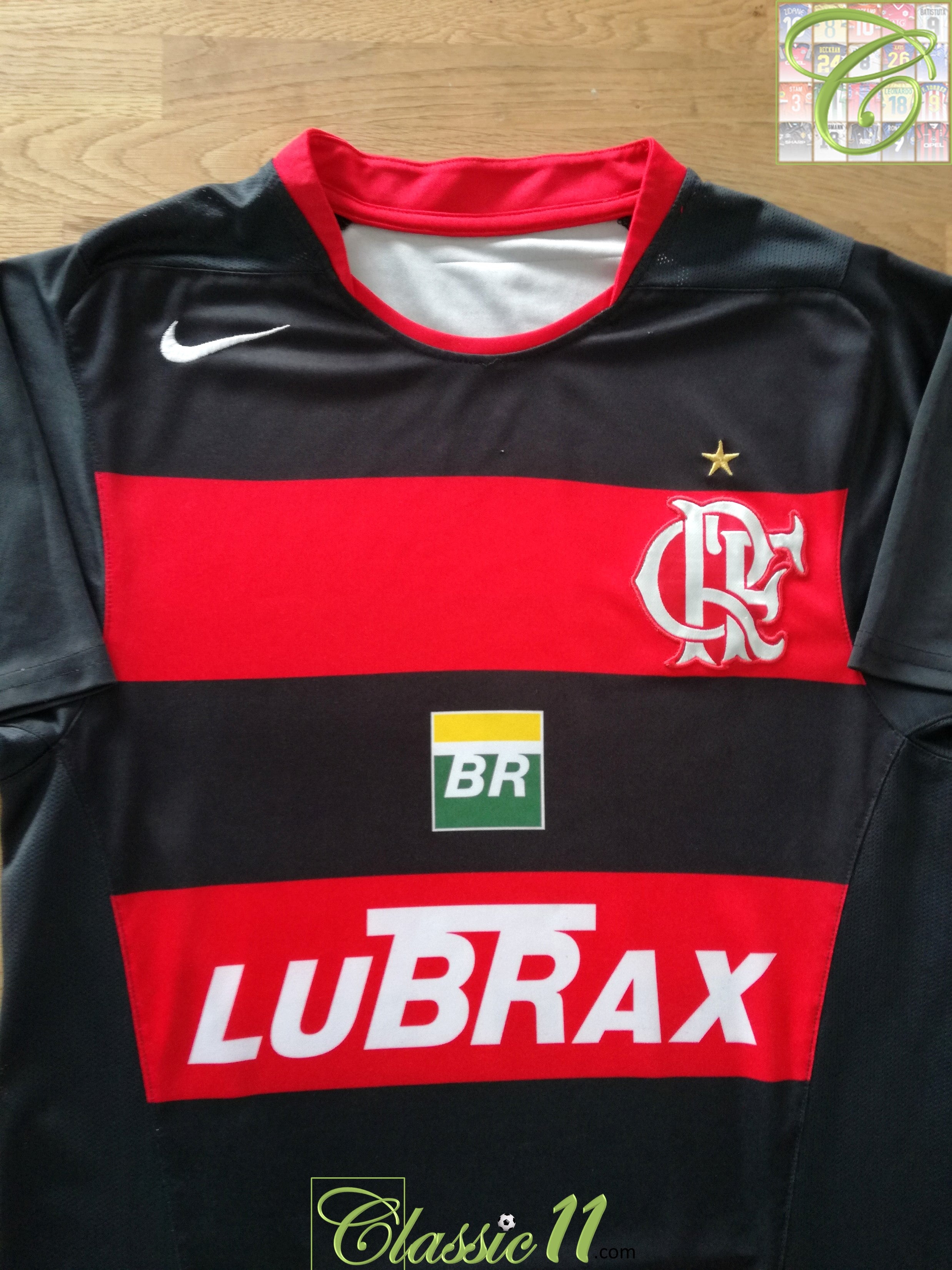 2005 Flamengo Away Football Shirt #8 (M)