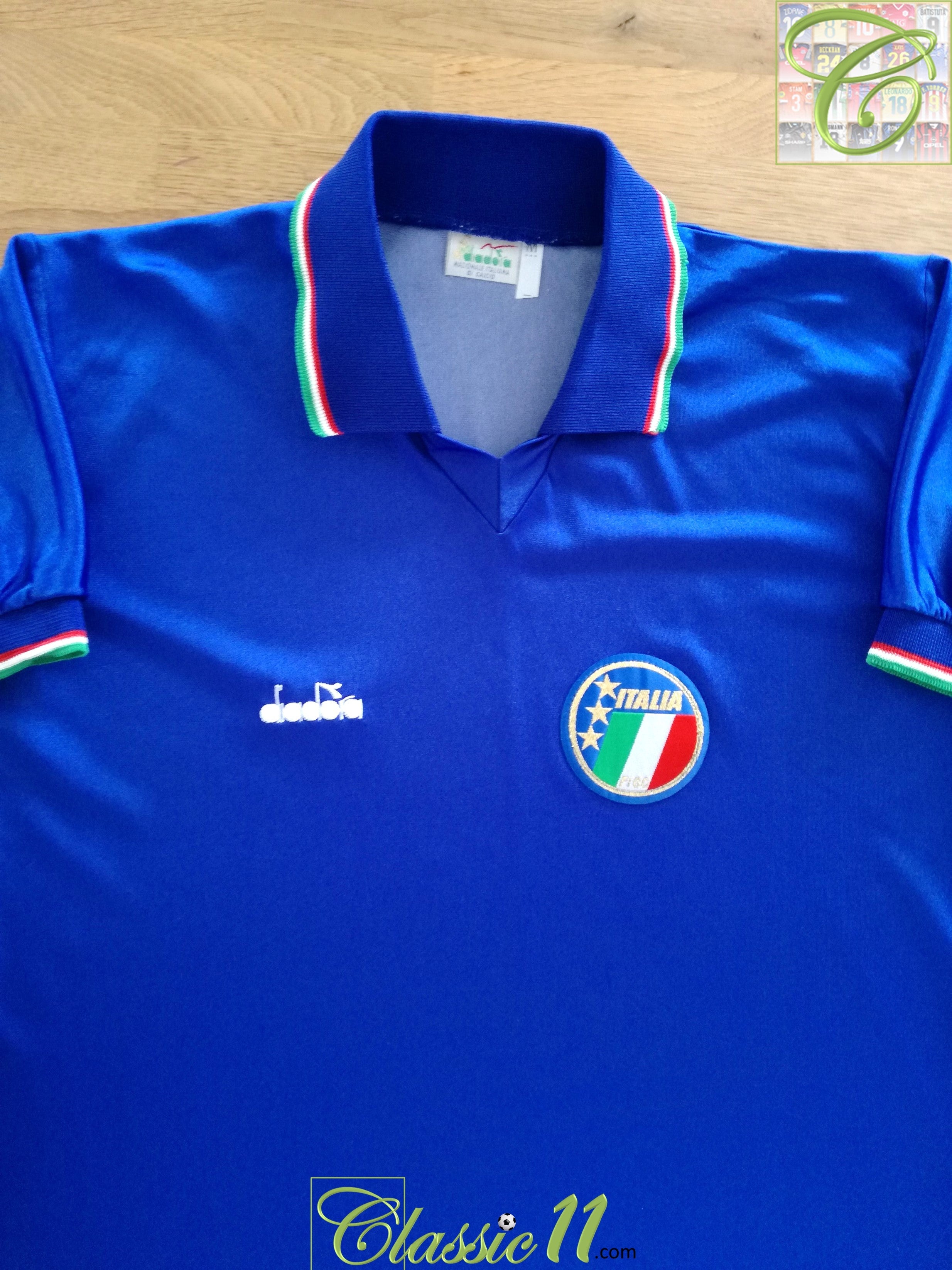 1985/86 Italy Home Football Shirt (M)