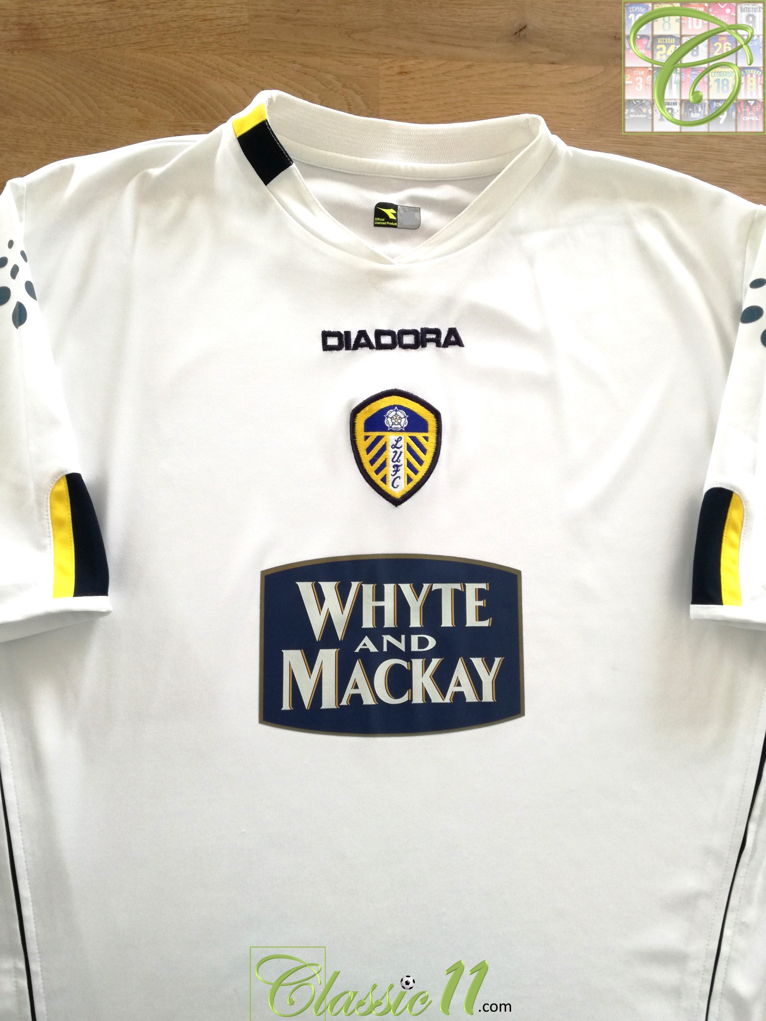 2004/05 Leeds United Home Football Shirt (M)