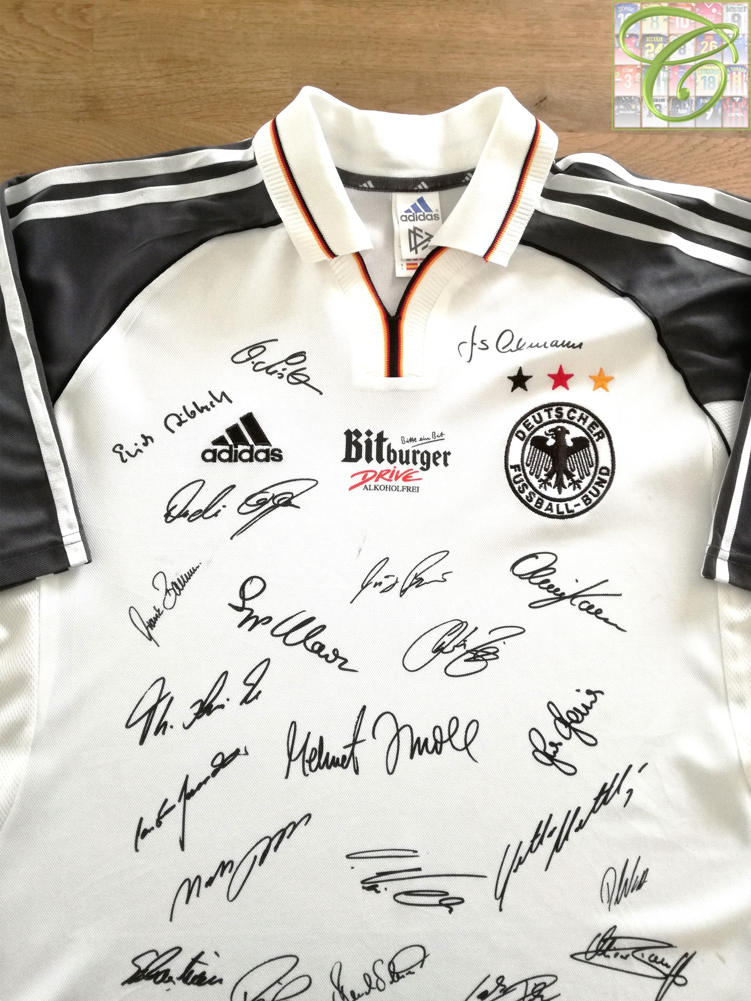 2000/01 Germany Home 'Signed' Football Shirt (L)