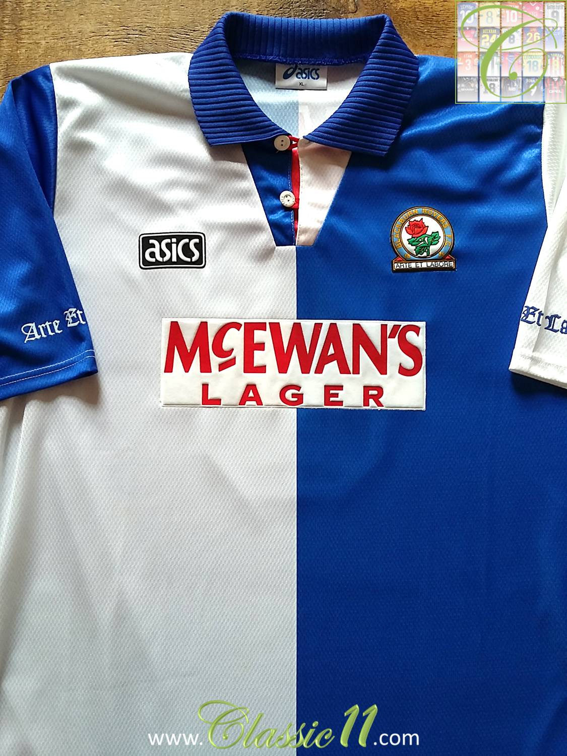 1994/95 Blackburn Rovers Home Football Shirt Shearer #9 (XL)