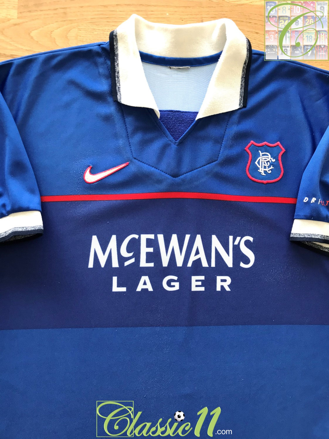 1997/98 Glasgow Rangers Home Football Shirt / Vintage Soccer