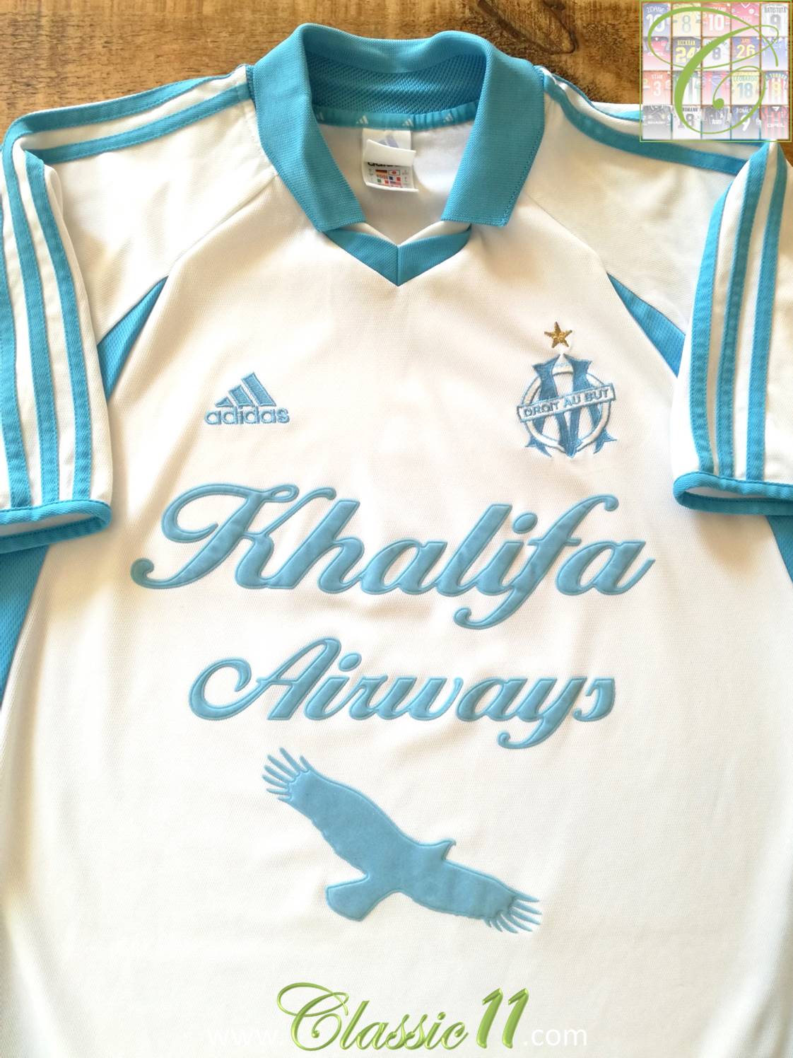 2001/02 Marseille Home Football Shirt (M)