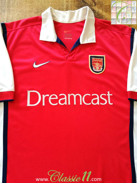 arsenal jersey 1999