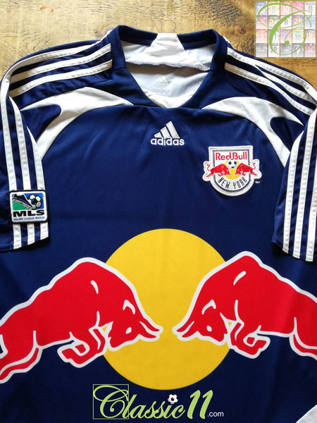 Sudán Rústico inalámbrico 2008 New York Red Bulls Away MLS Football Shirt / Adidas Soccer Jersey |  Classic Football Shirts