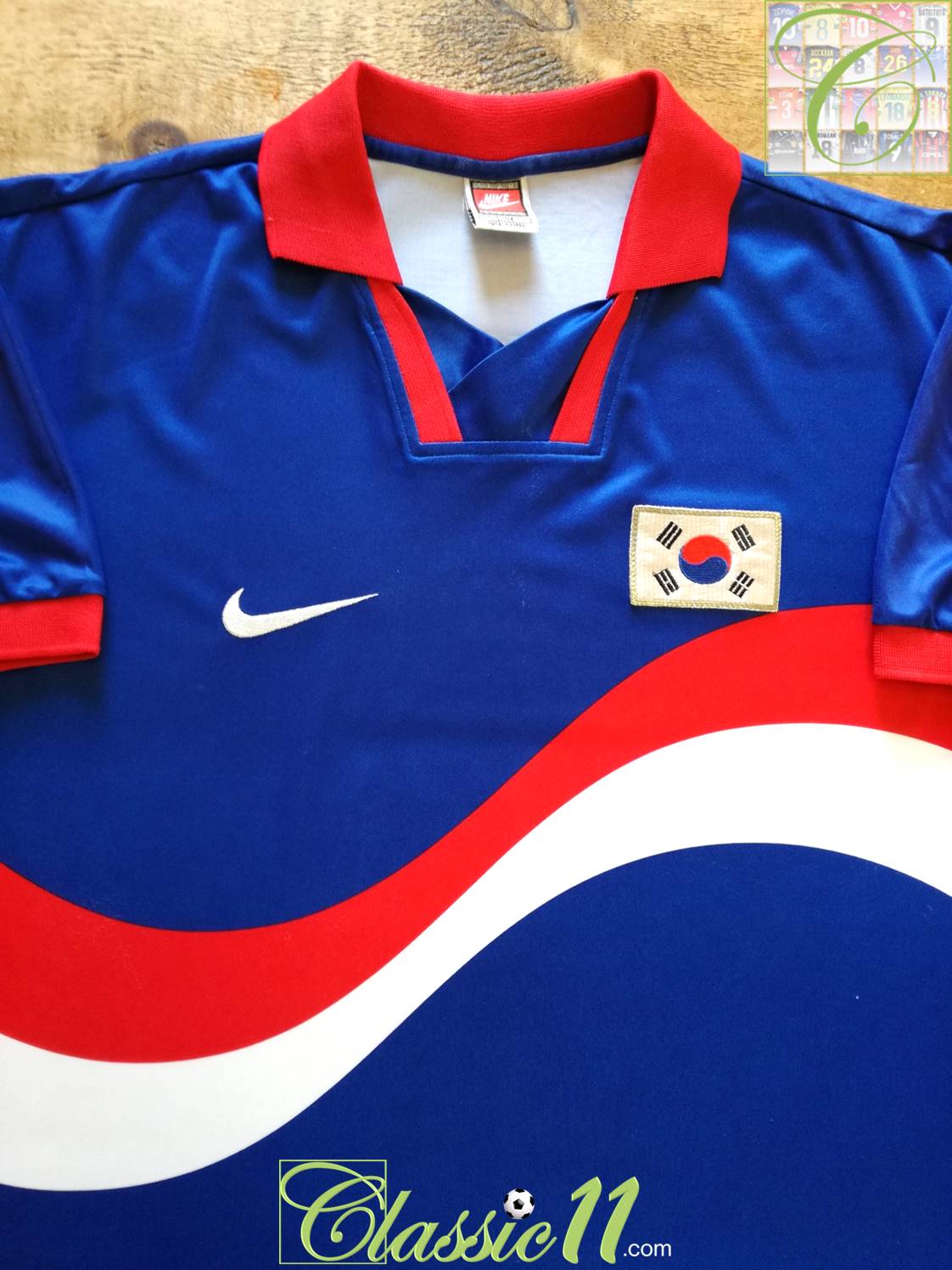 mil millones Paralizar Querer 1996/97 South Korea Away Football Shirt / Old Nike Soccer Jersey | Classic  Football Shirts