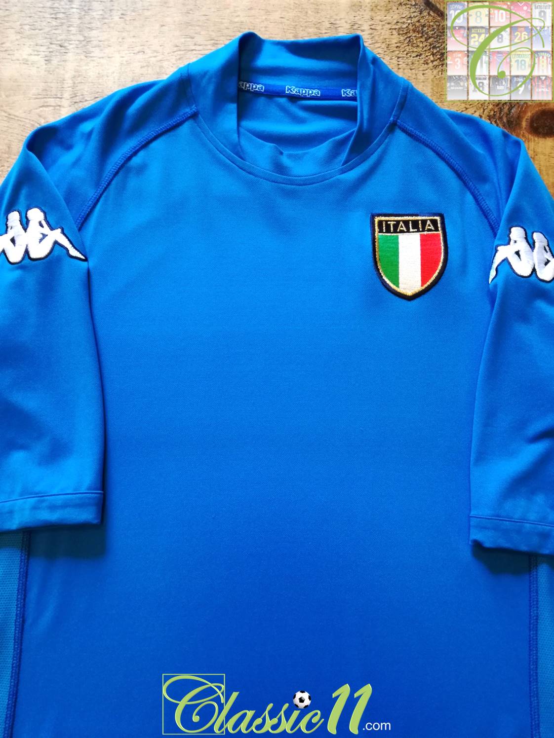 Bejaarden Th Demonstreer 2002/03 Italy Home Football Shirt / Old Original Kappa Soccer Jersey |  Classic Football Shirts