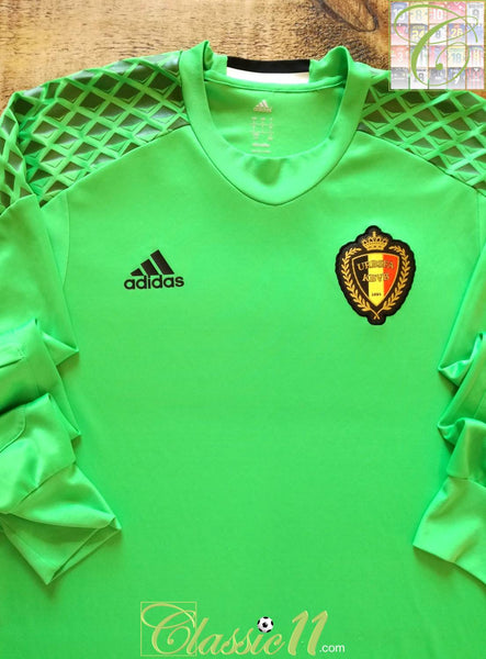 Belgium Goalkeeper Adizero Football Shirt / GK Jersey | Classic Football Shirts
