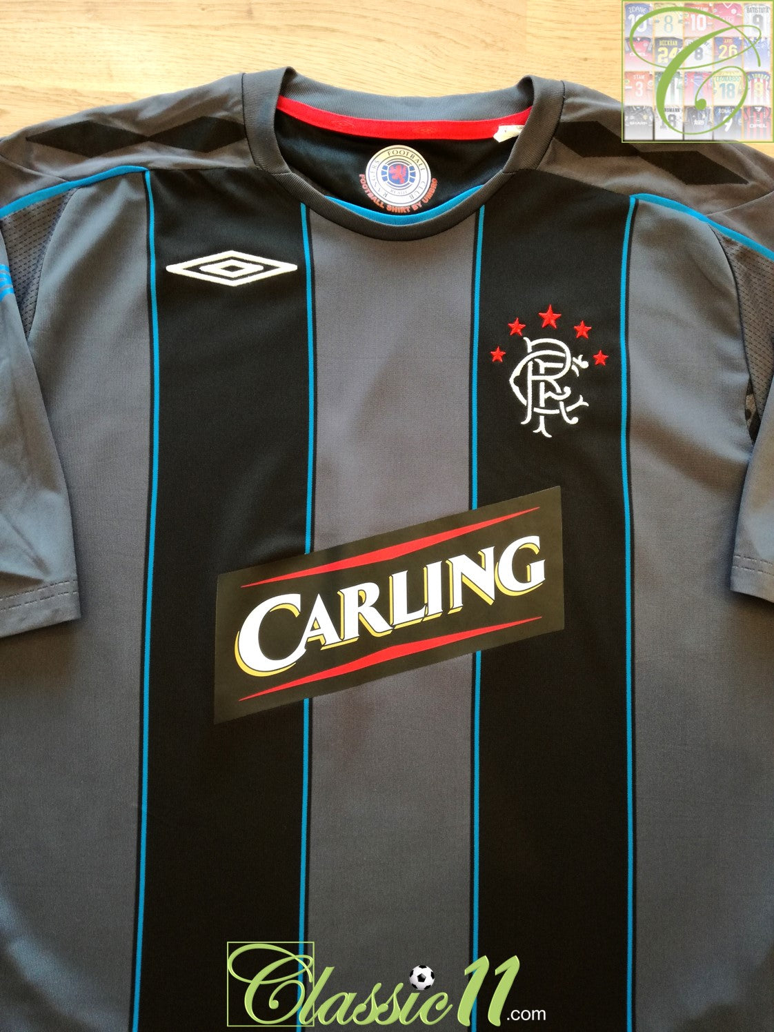 2007/08 Rangers 3rd SPL Football Shirt Naismith #18 (B)