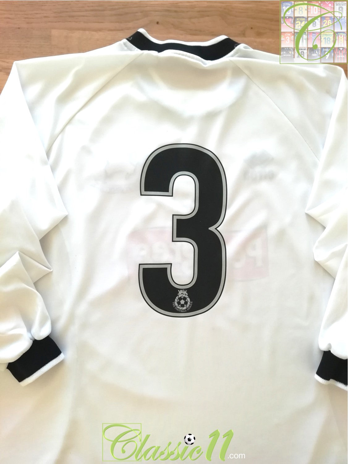 2003/04 Derby County Home Football League Shirt. #3 (XXL)