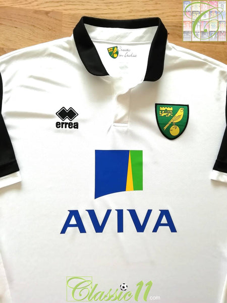 Norwich Jersey / Norwich City Fc Away Shirt Jersey Errea Adult Size S