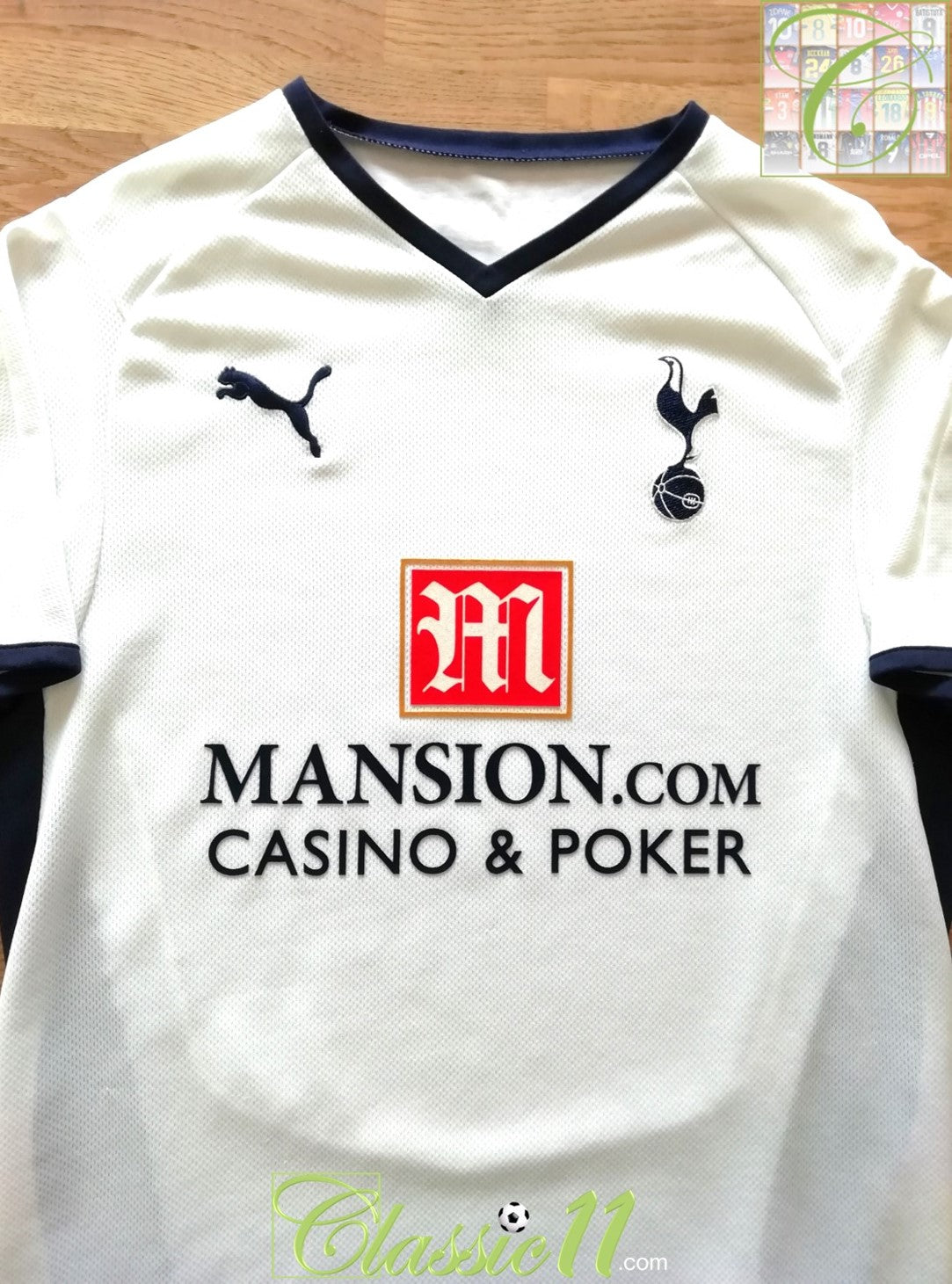 2008/09 Tottenham Home Football Shirt (L)