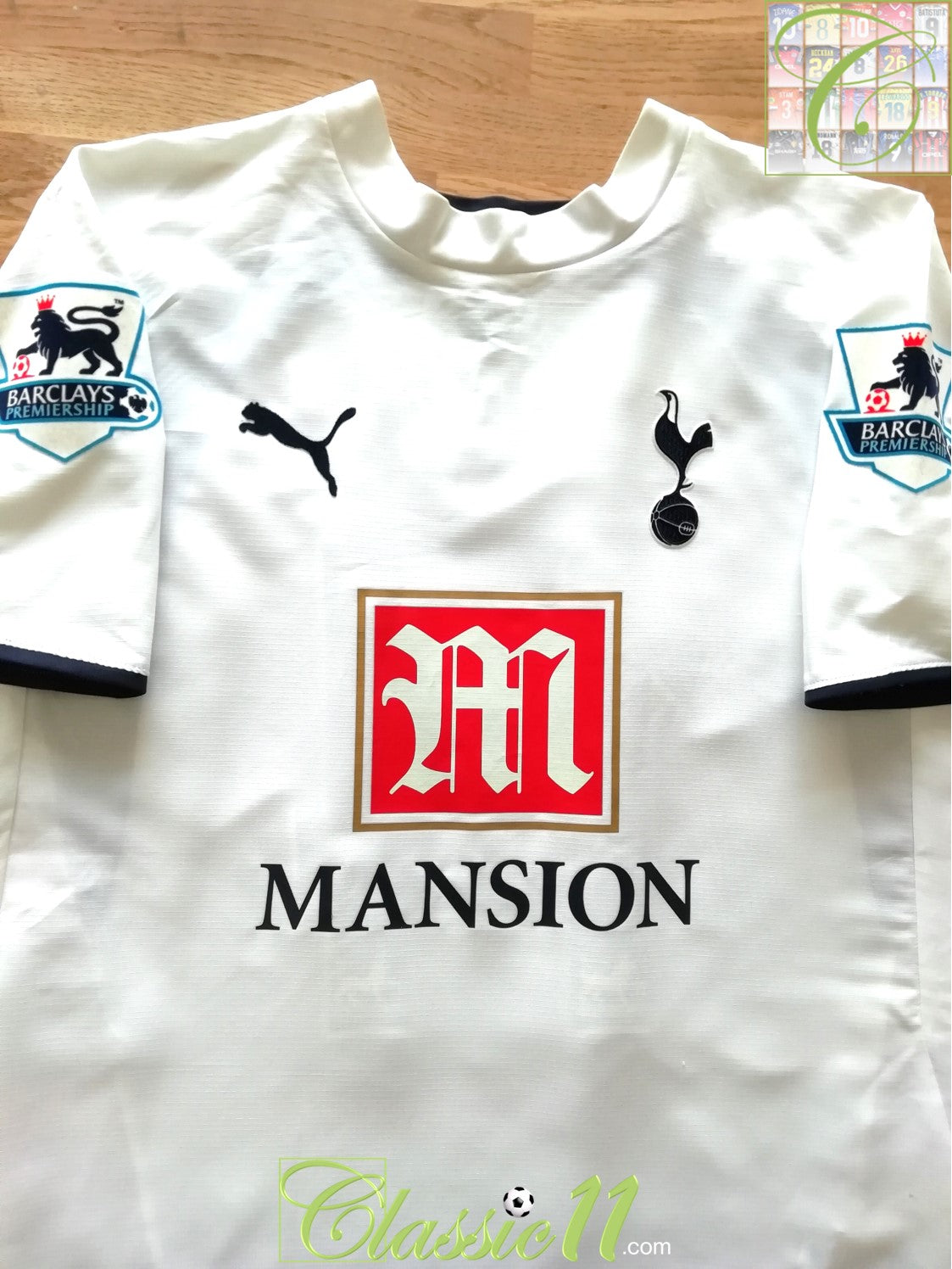 2006/07 Tottenham Home Premier League Football Shirt Poyet #14 (S)