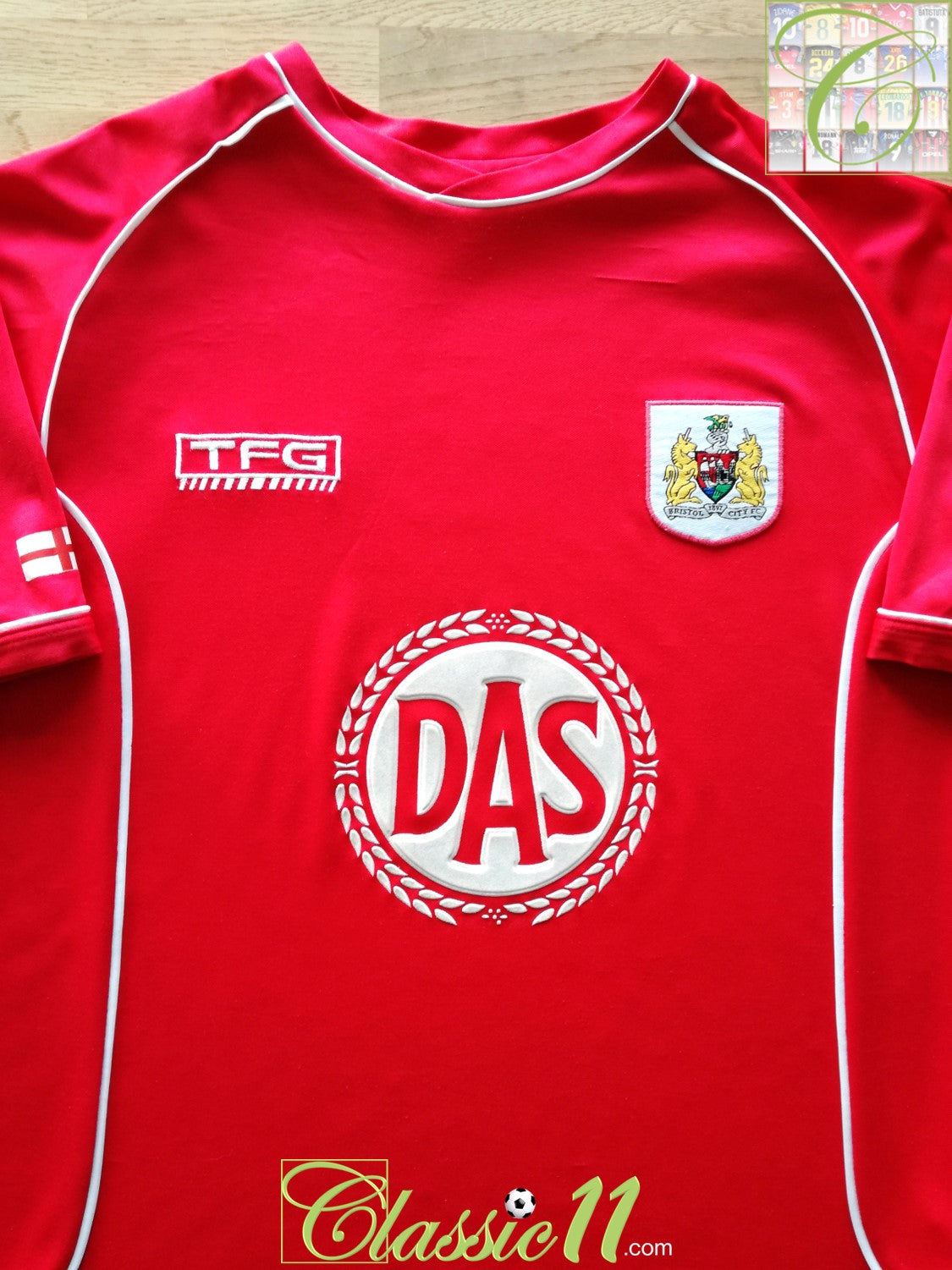 2002/03 Bristol City Home Football Shirt / Old TFG Jersey Classic Football Shirts