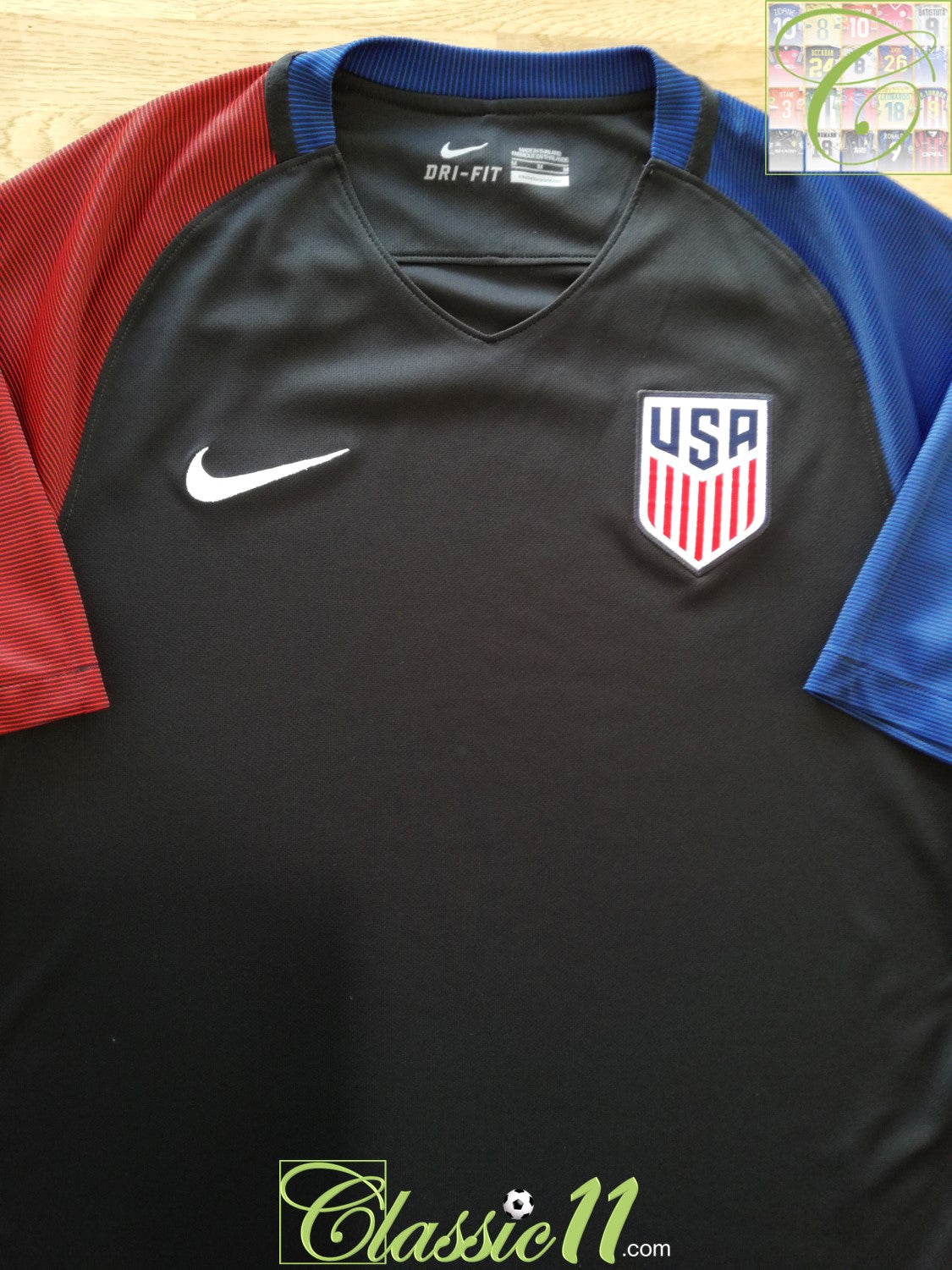 2016/17 USA Away Shirt / Old Nike Soccer Jersey | Classic Football