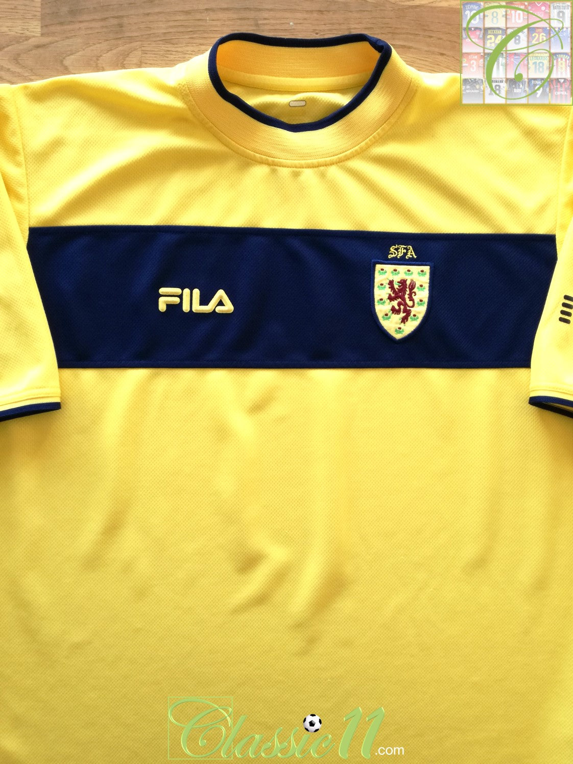 Nat overzee hypothese 2002/03 Scotland Away Football Shirt / Official Old Fila Soccer Jersey |  Classic Football Shirts
