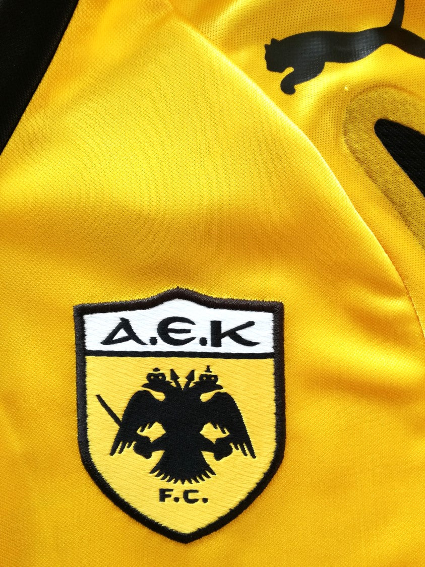 2007/08 AEK Athens Home Football Shirt Rivaldo #10 (XL) *BNWT*