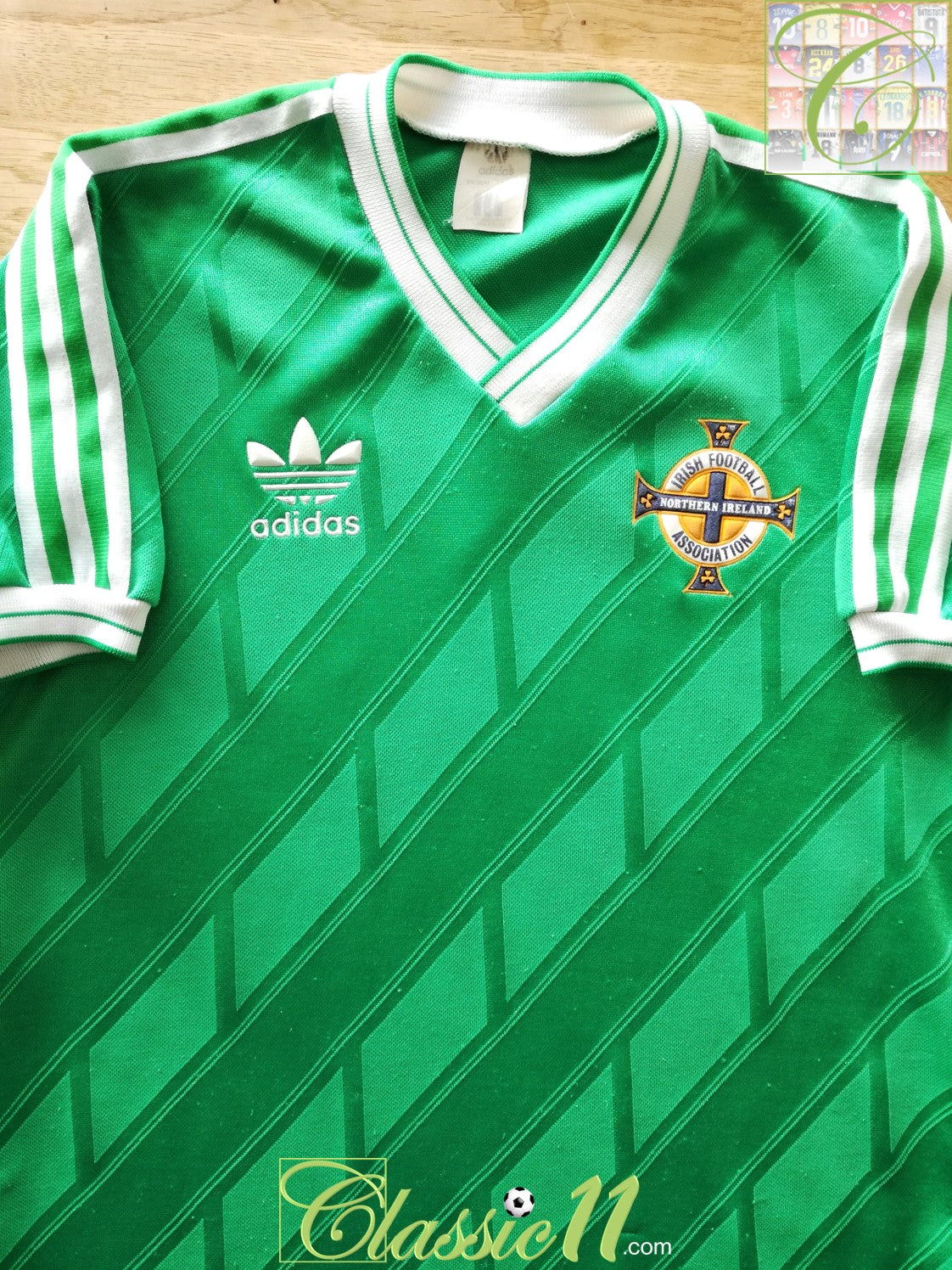 northern ireland retro football shirt
