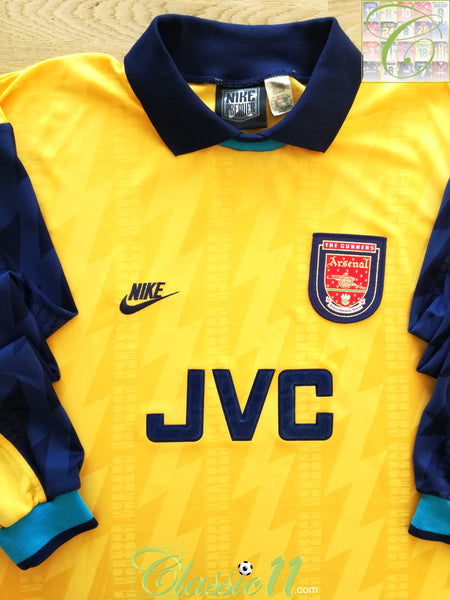 arsenal old yellow kit