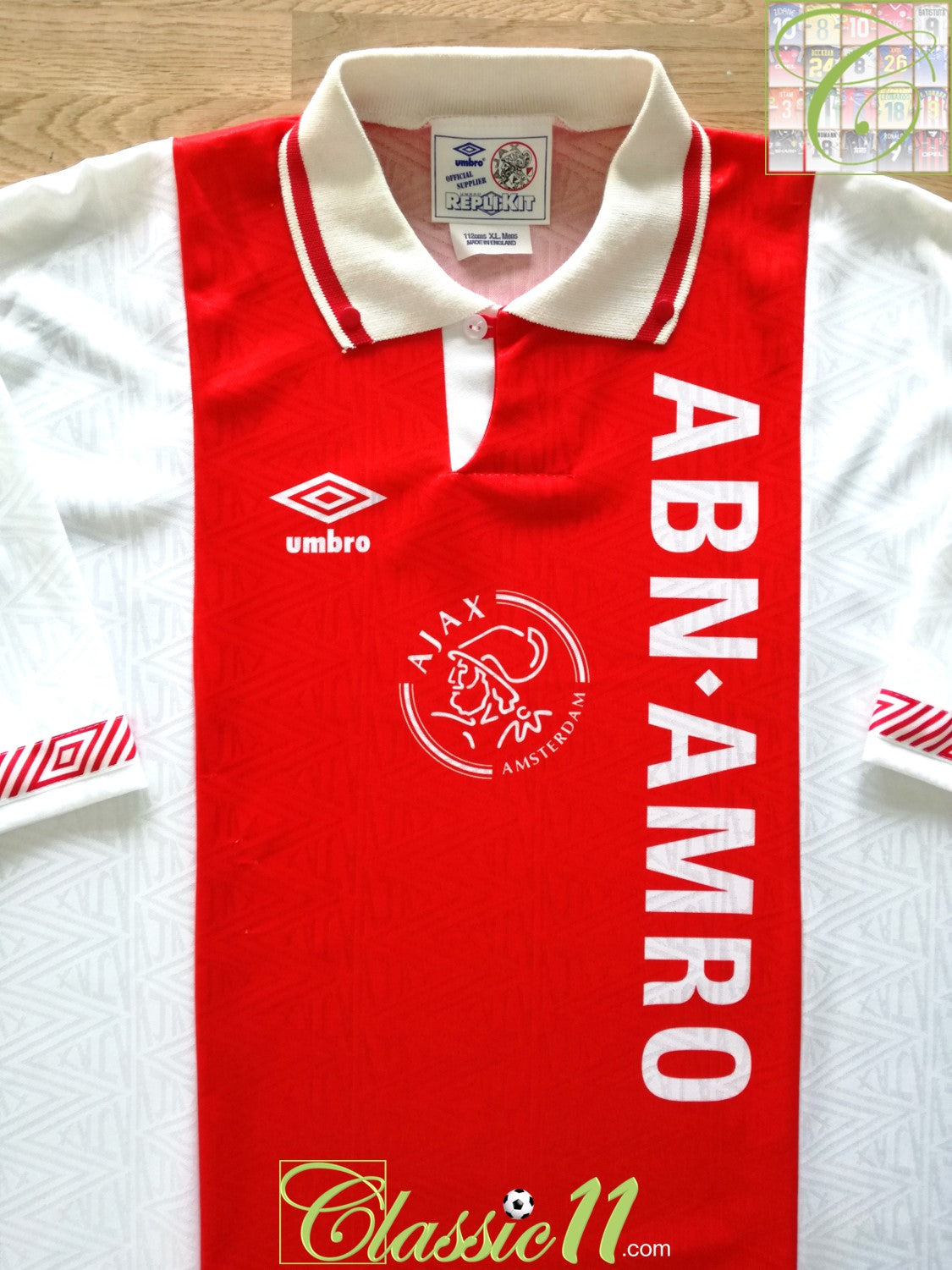 Minder dan dood over het algemeen 1991/92 Ajax Home Football Shirt / Old Official Umbro Soccer Jersey |  Classic Football Shirts