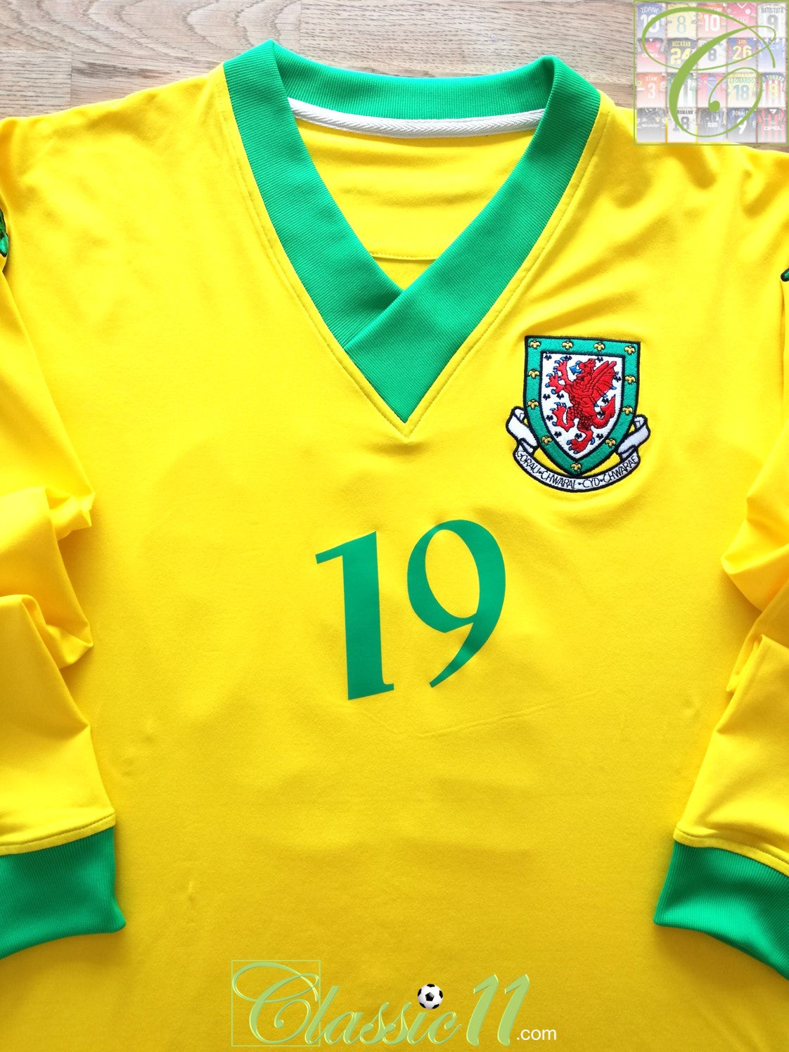 2006/07 Wales Away Player Issue Football Shirt #19 (XXL)