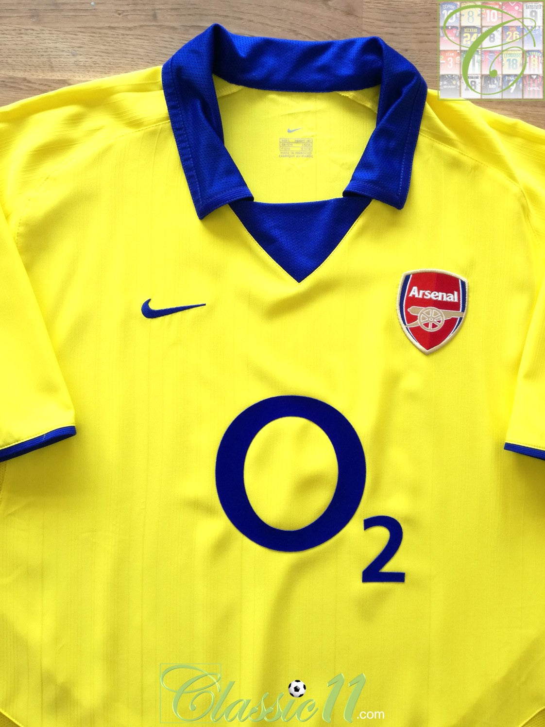 2003/04 Arsenal Away Football Shirt (S)