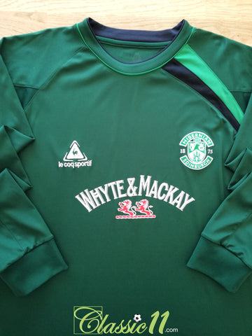 2006/07 Hibernian Away Long Sleeve Football Shirt / Old Soccer Jersey ...