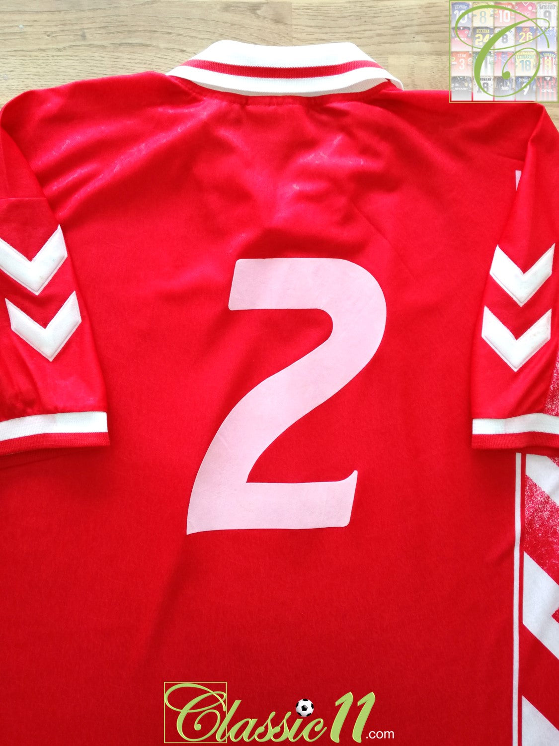 1994/95 Denmark Home Football Shirt #2 (L)