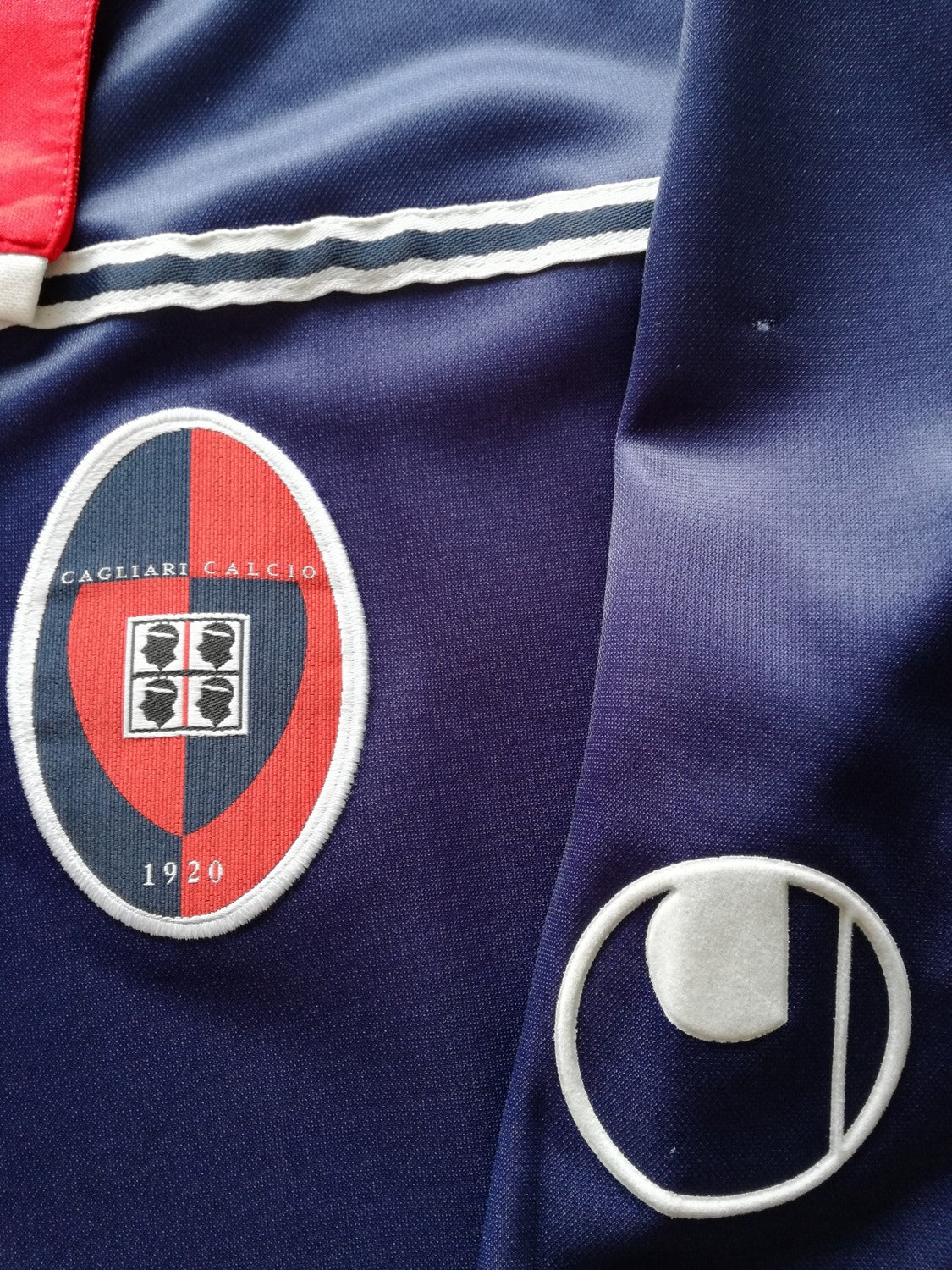 2000/01 Cagliari Home Football Shirt (XL)