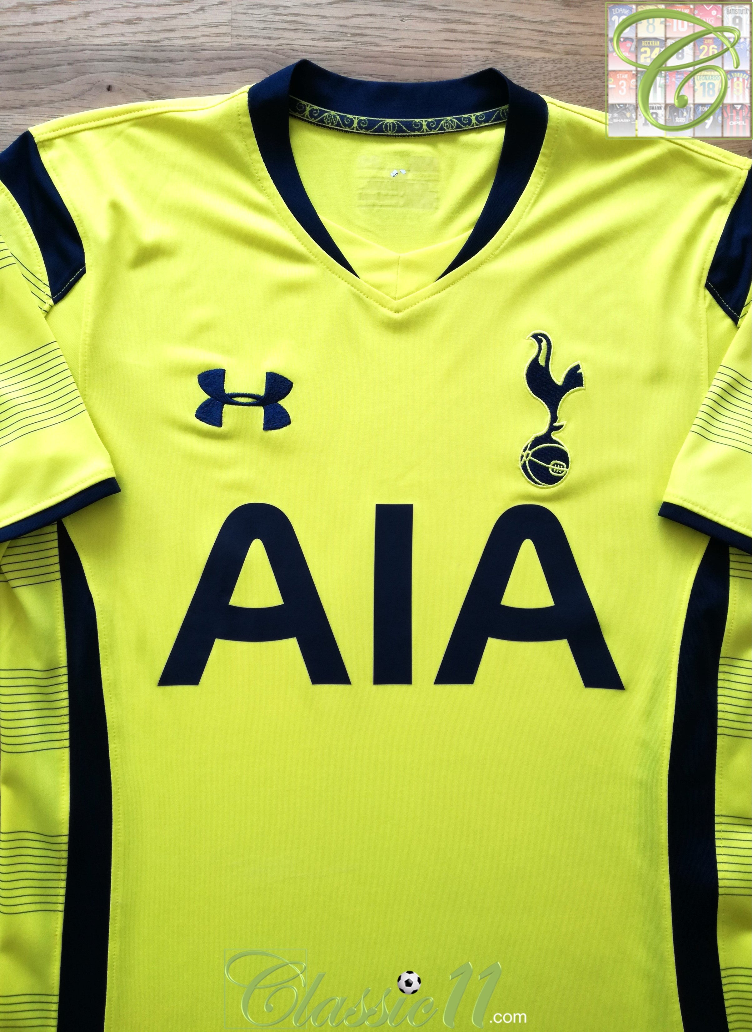 Besnoeiing Minister eenheid 2014/15 Tottenham Hotspur 3rd Football Shirt / Classic Soccer Jersey |  Classic Football Shirts