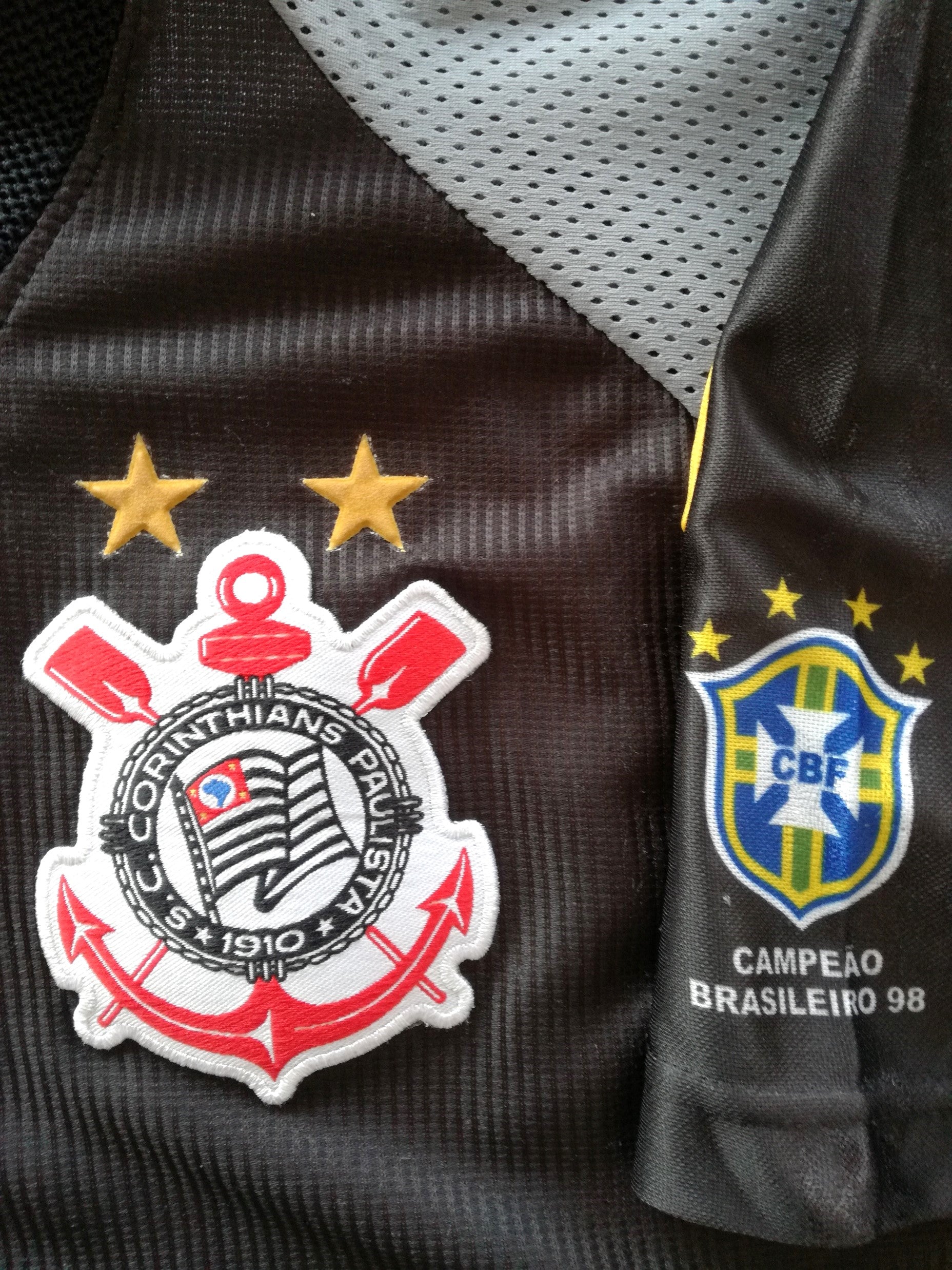 1999 Corinthians 3rd Football Shirt (LuizÃ£o) #9 (L)