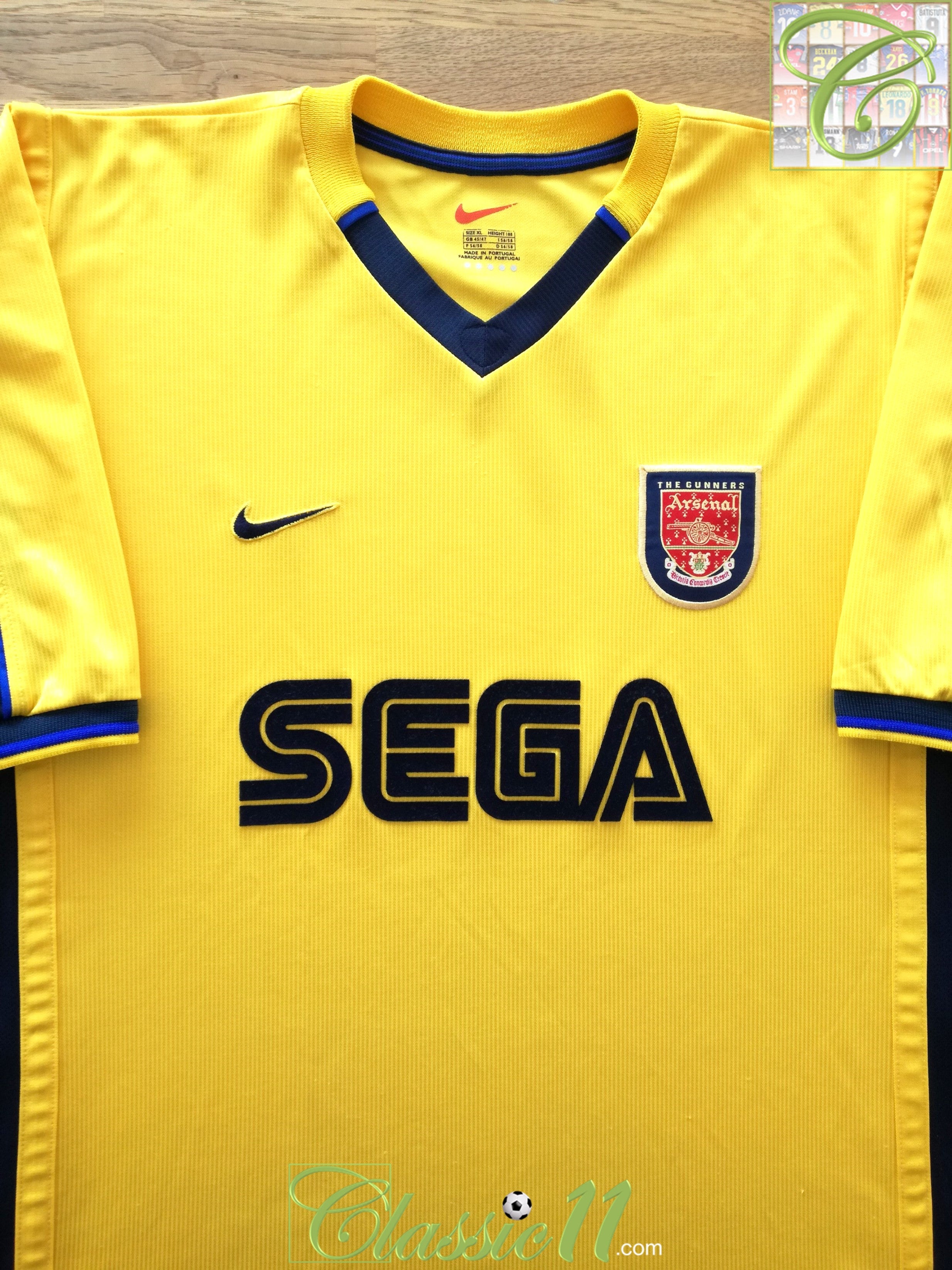 1999/00 Arsenal Away Football Shirt (XL)