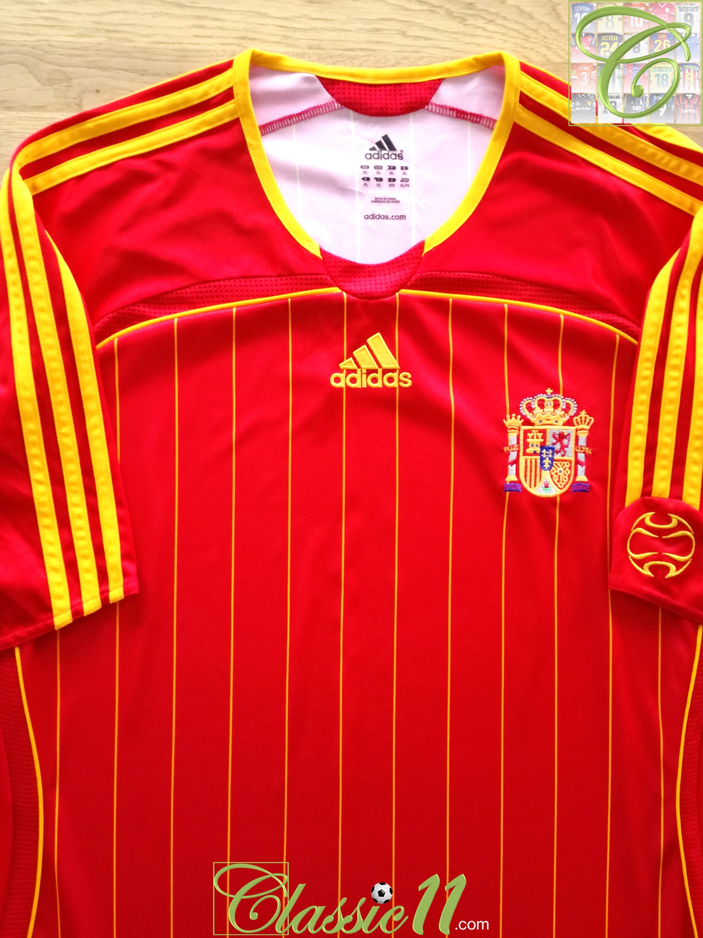 2005/06 Spain Home Football Shirt (XXL)