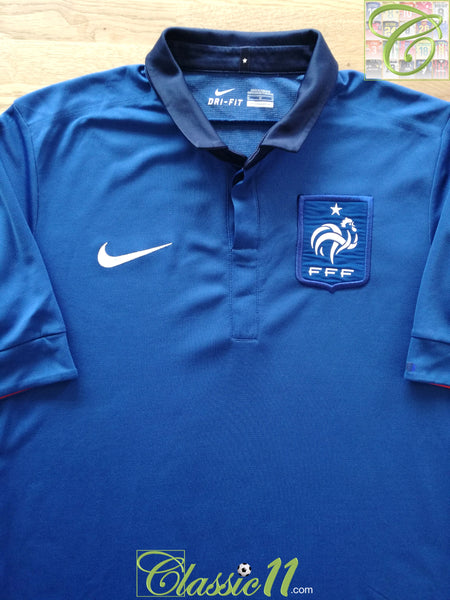 2011/12 France Home Shirt / Old Classic Nike Soccer Jersey | Classic Football Shirts