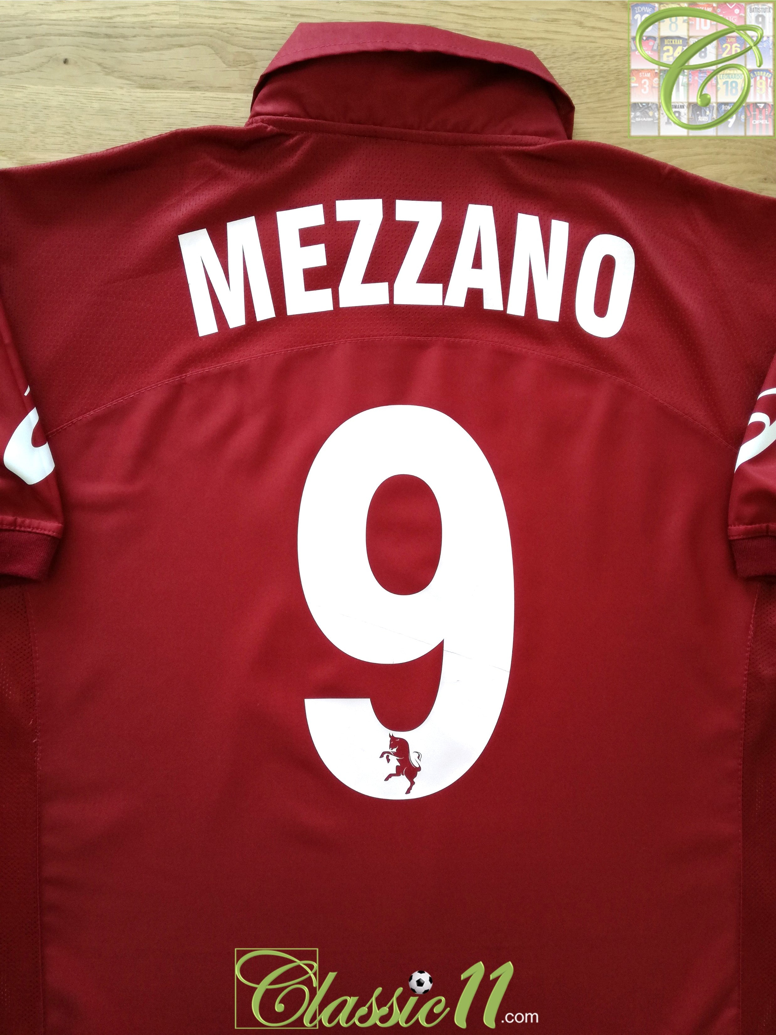 2005/06 Torino Home Football Shirt Mezzano #9 (L)