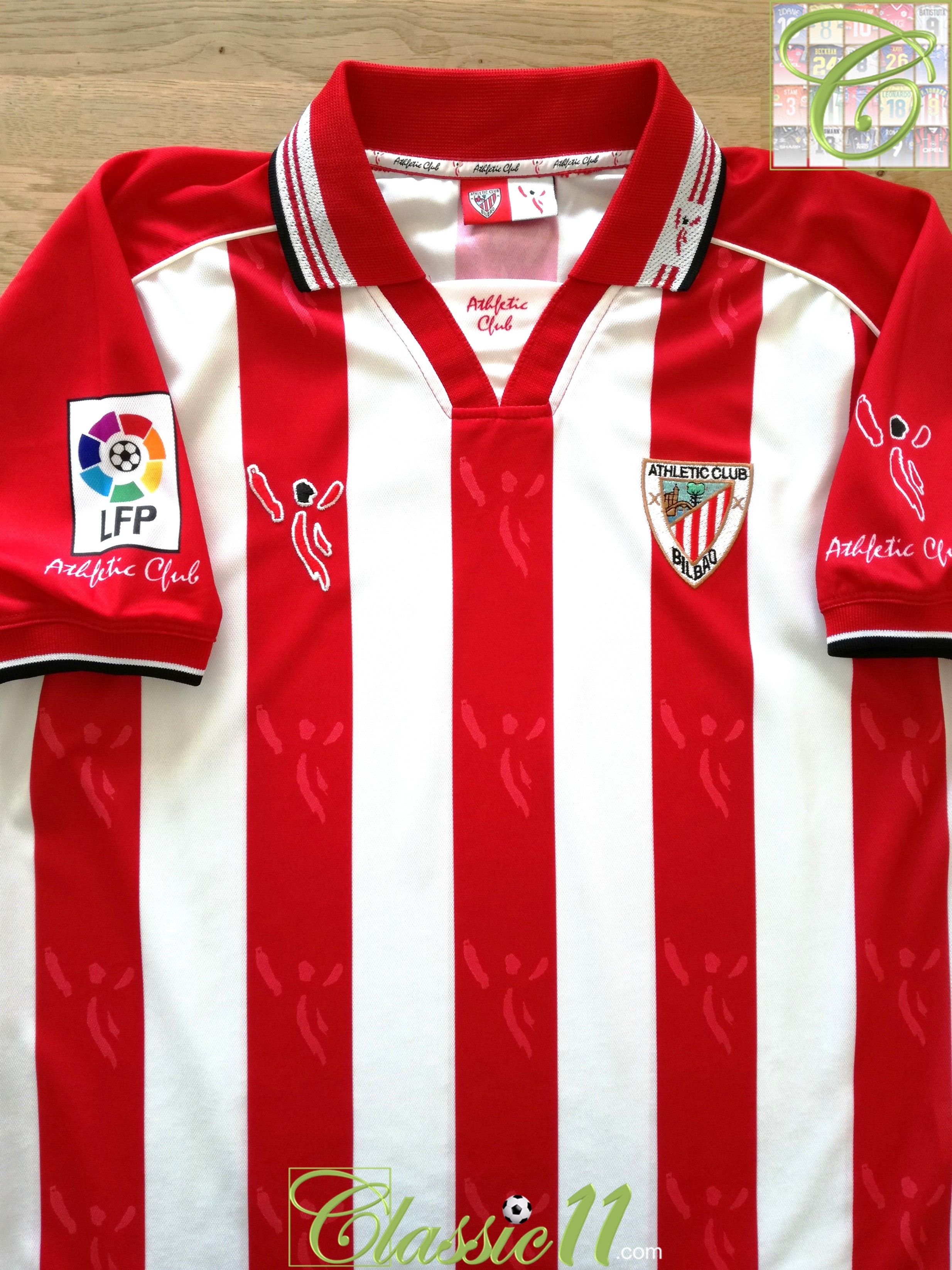 Athletic Bilbao Home football shirt 2001 - 2004 Jersey camiseta Size 2XL